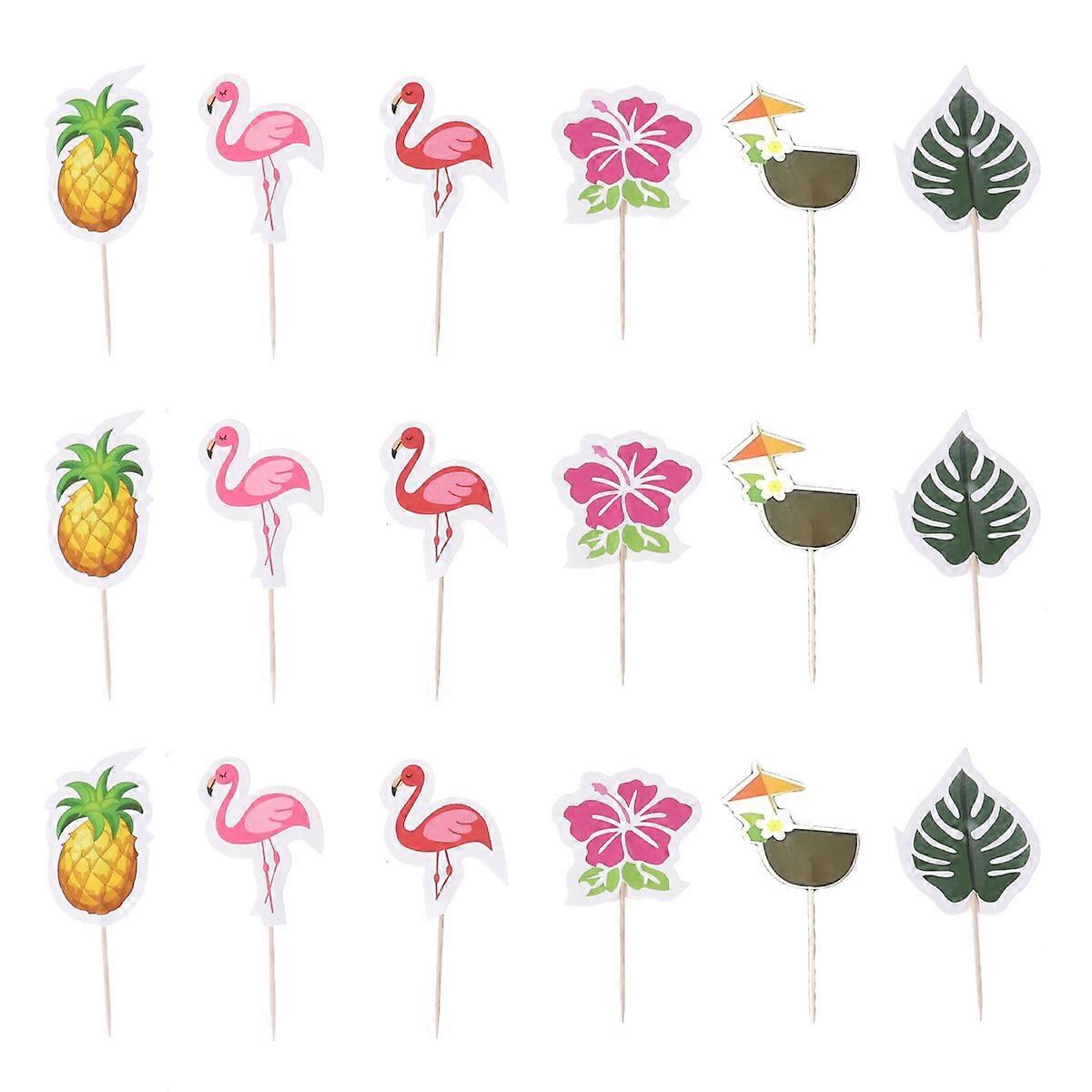 Cupcake toppers, κομψό φλαμίνγκο και για κέικ πάρτι,