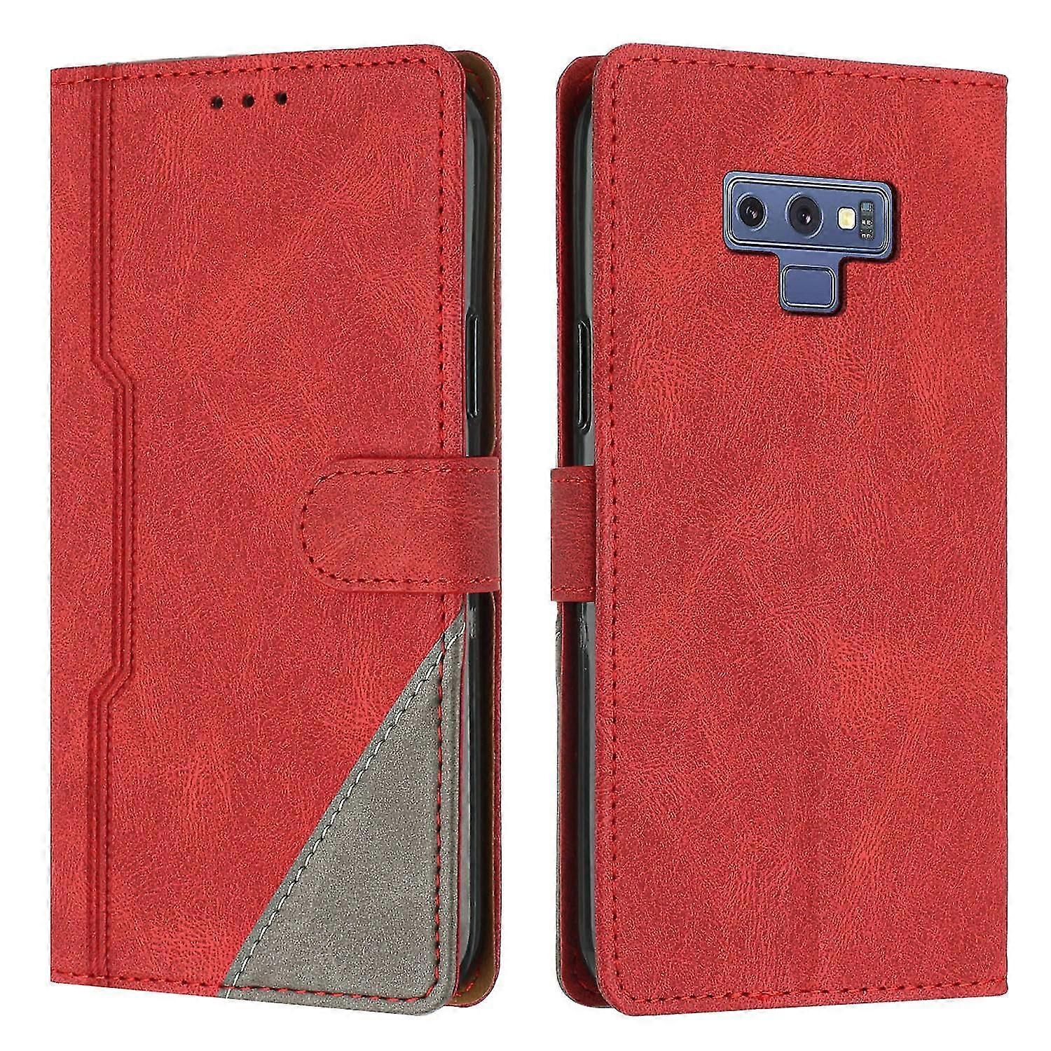 Leather Magnetic Clasp Case with Flip Wallet Stand Function Cover for