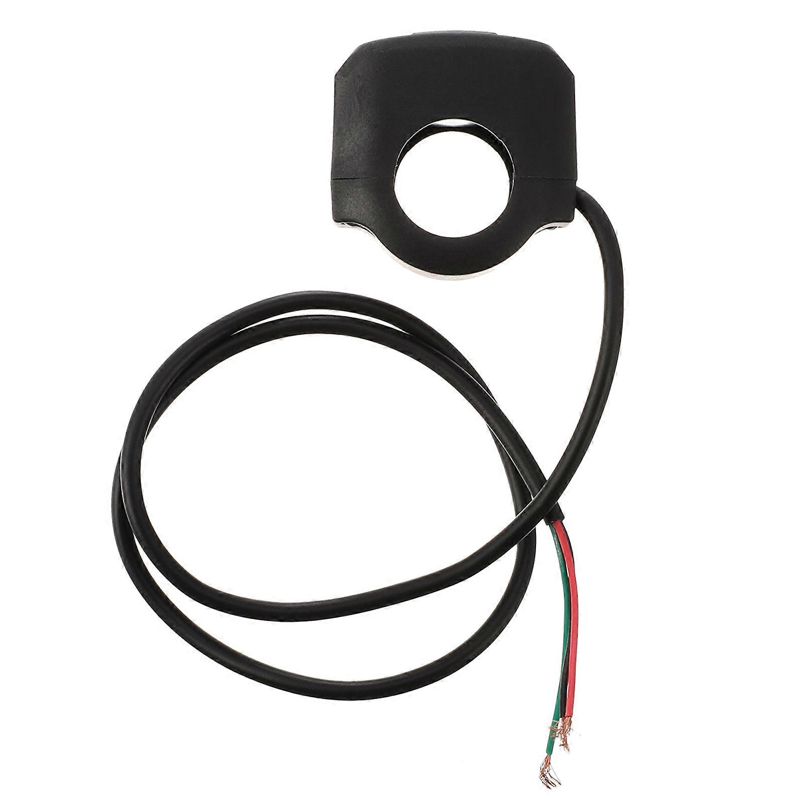 Motorcycle Headlight Switch Handlebar Push Button for Easy Installation and Long Wire Plastic
