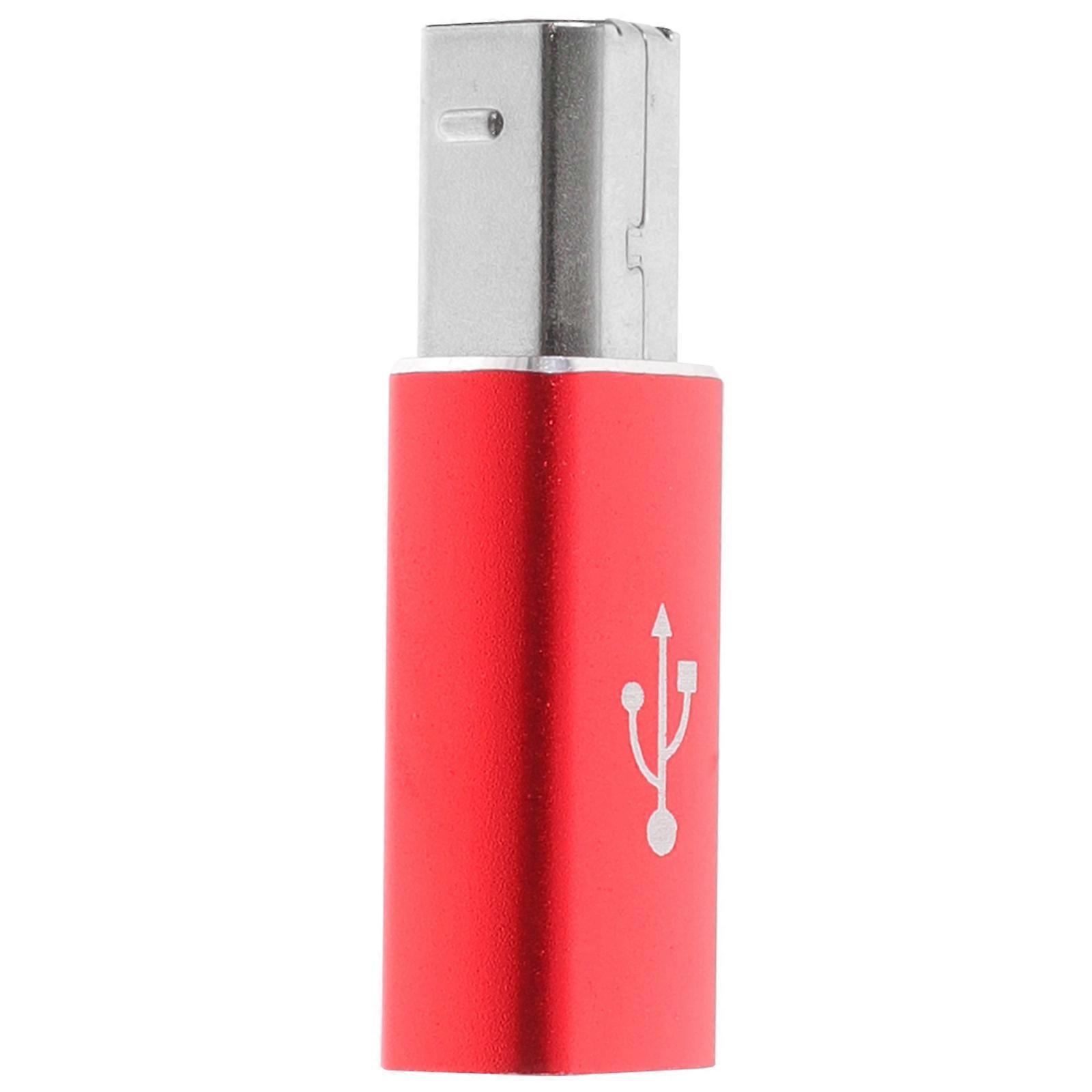 Red Aluminum Alloy Audio Converter Adapter for Television with Compact Design and High Sound Quality