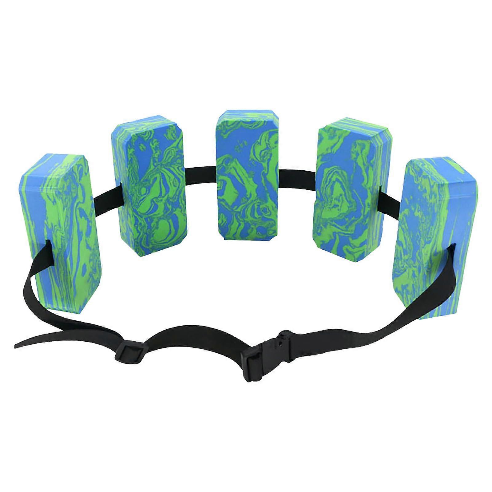 Adjustable Swim Belt Lightweight Swimming Aid with EVA Foam Blocks Safety Buckle