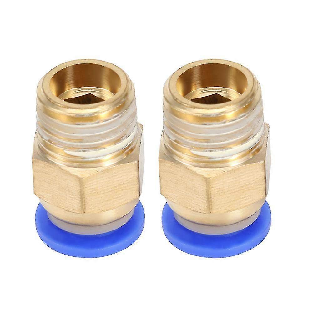 2-Piece Air Pneumatic Fittings Quick Coupling & Connector Joint - G1/4 Inch Threaded Air Pipe Connector Set
