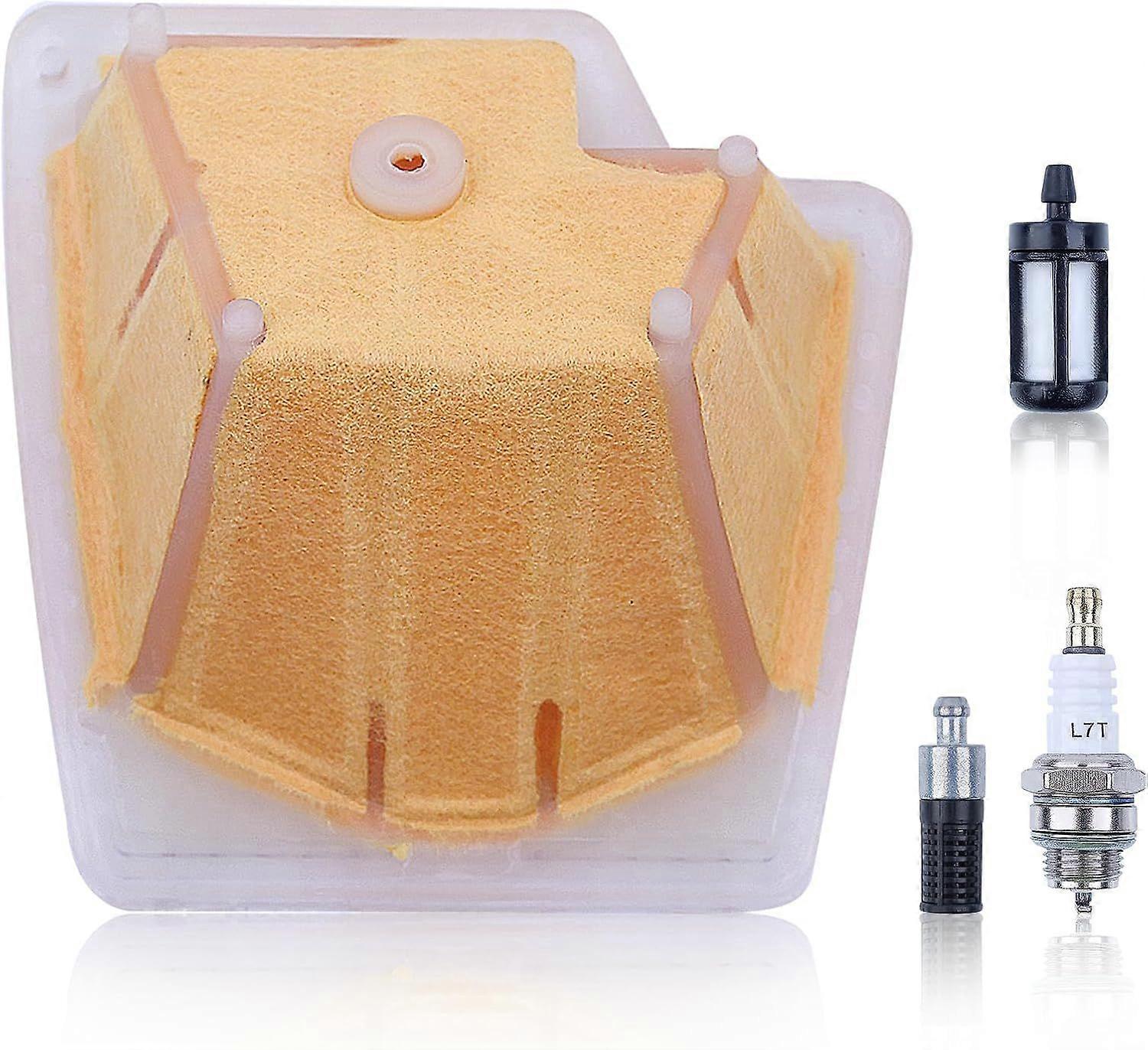 Air Filter for STIHL MS270 MS280 Chainsaw, Air Filter + Oil Filter + Fuel Filter + Spark Plug Spare Parts MS 270 C and MS 280 C Accessory Filter Kit