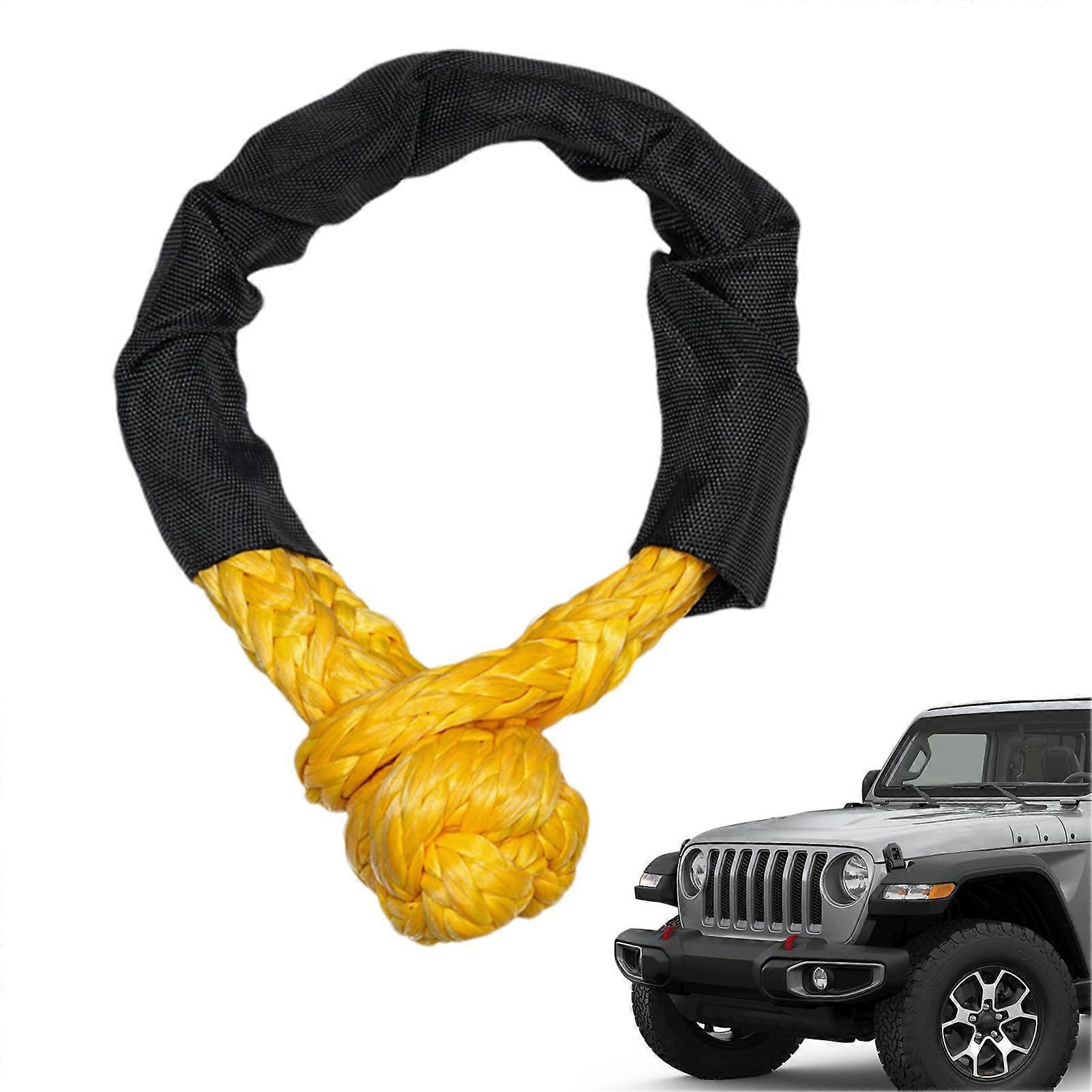 Synthetic Soft Shackle Rope For Road Recovery Offroad Tow Shackle Heavy Duty Offroad Snatch Recovery