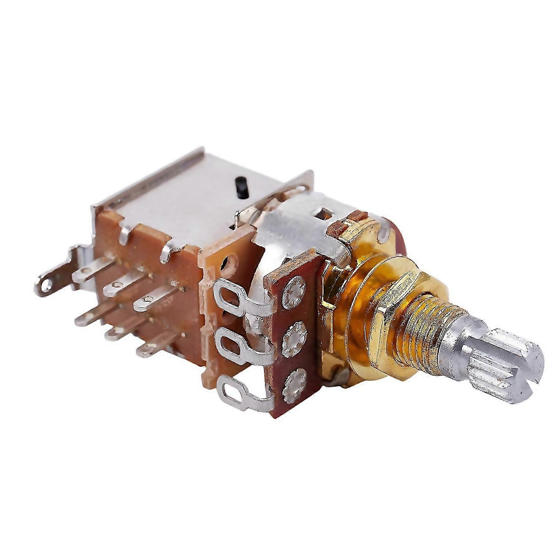 For Guitar Pots 500k Short Split Shaft Audio Pushpull Potentiometer