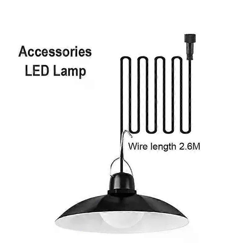 Solar Panel Chandelier Led Solar Pendant Light Powered Lamp White/Warm light with Remote Control Camping Outdoor Garden