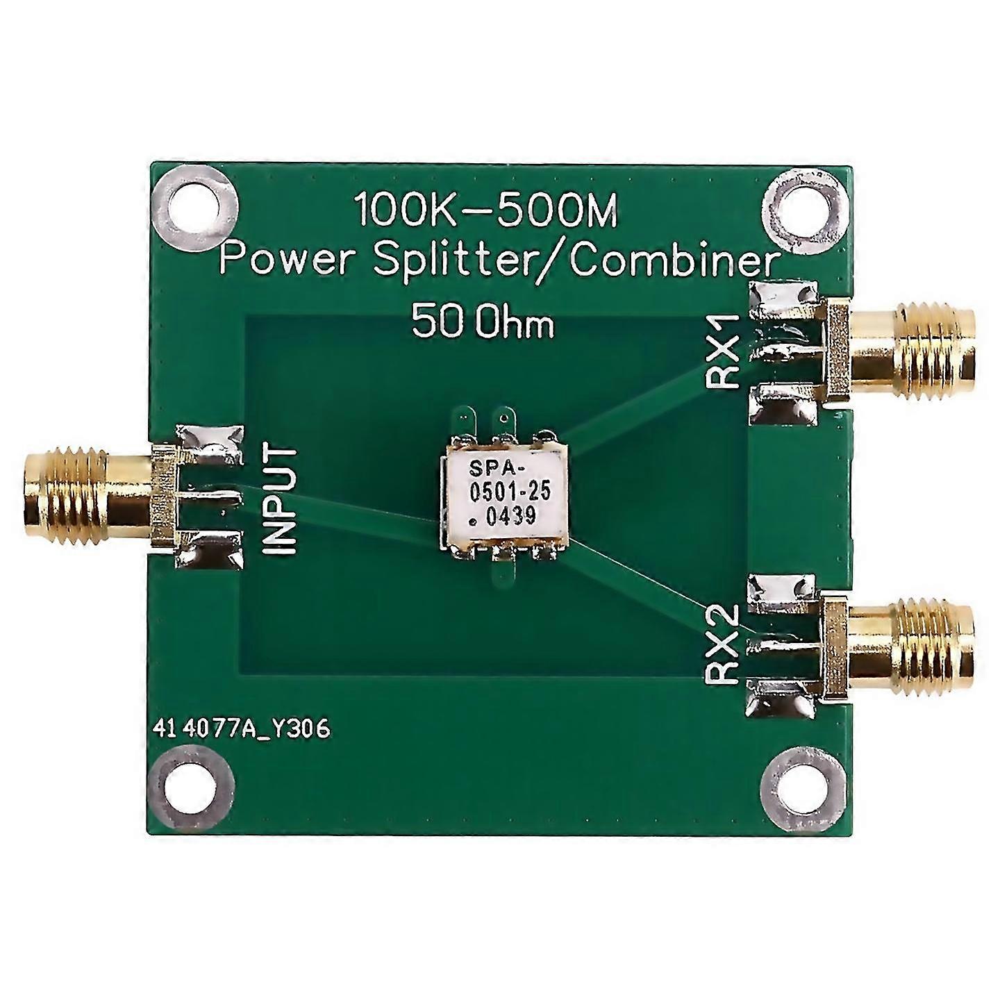 For 50 ohm 100k500mhz power divider combinersplitter without shell