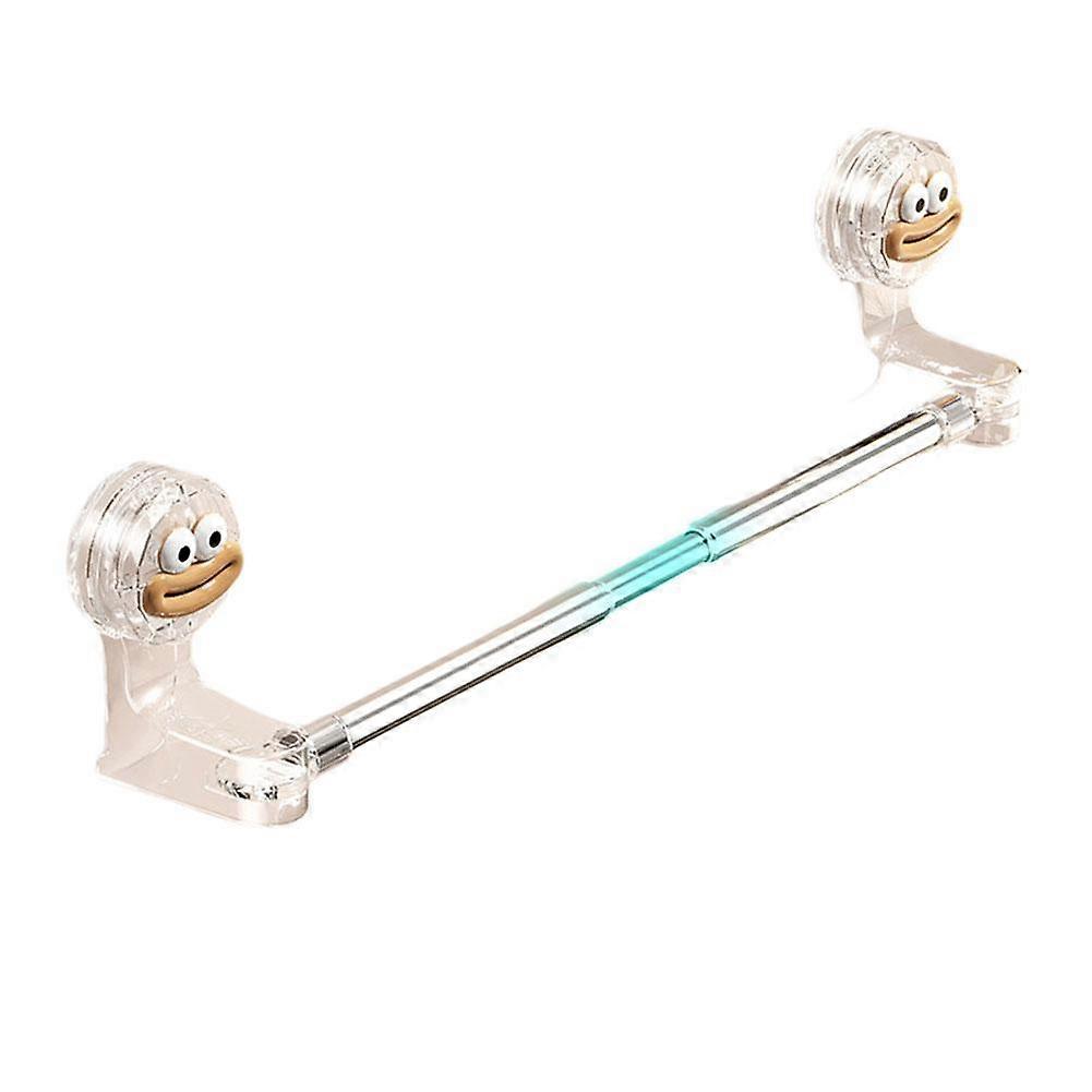 Verstellbares Saugnapfhandtuch, einziehbare Handtuchstange aus Stahl, Badezimmerhandtuch