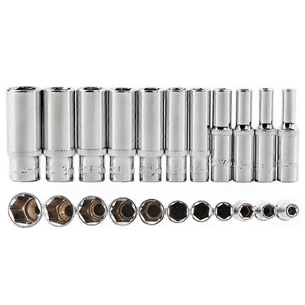 For QuickSwitch Alloy Steel Wrench Socket Set 11pcs High Strength Lightweight Universal Tool For Maintenance