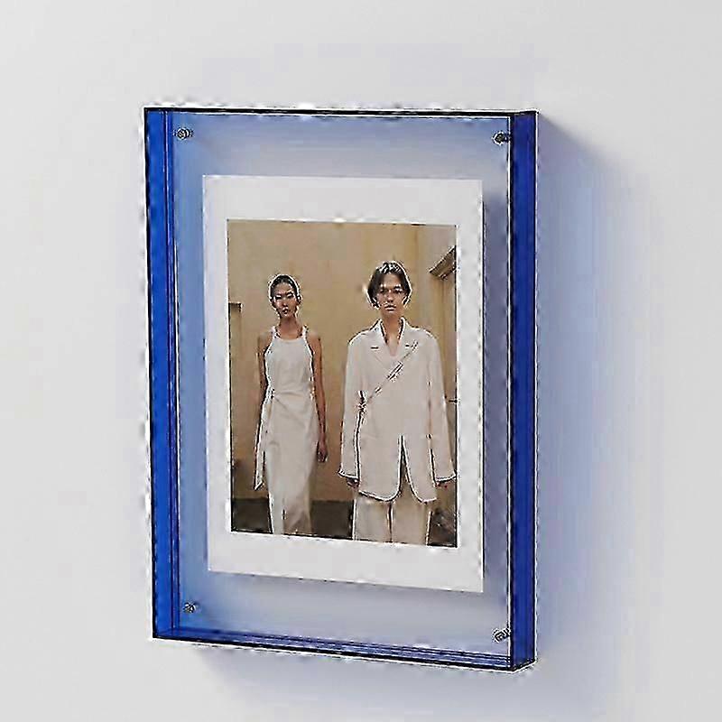 Colorful Transparent Acrylic Photo Frame for Hall & Bedroom (No Photos Included) - Ins Style for European Market