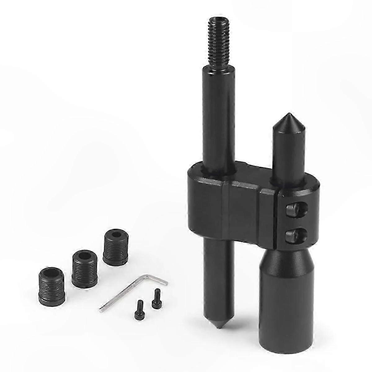 Adjustable Aluminum Gear Shifter Extension for H-Type Shift Knobs with Three Adapters