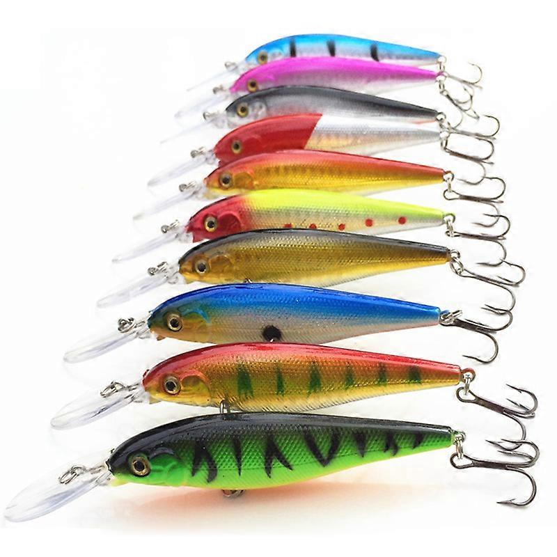 11 cm / 10,5 g Minnow Angeln Köder Lot Angelköder Künstlicher harter Angelköder