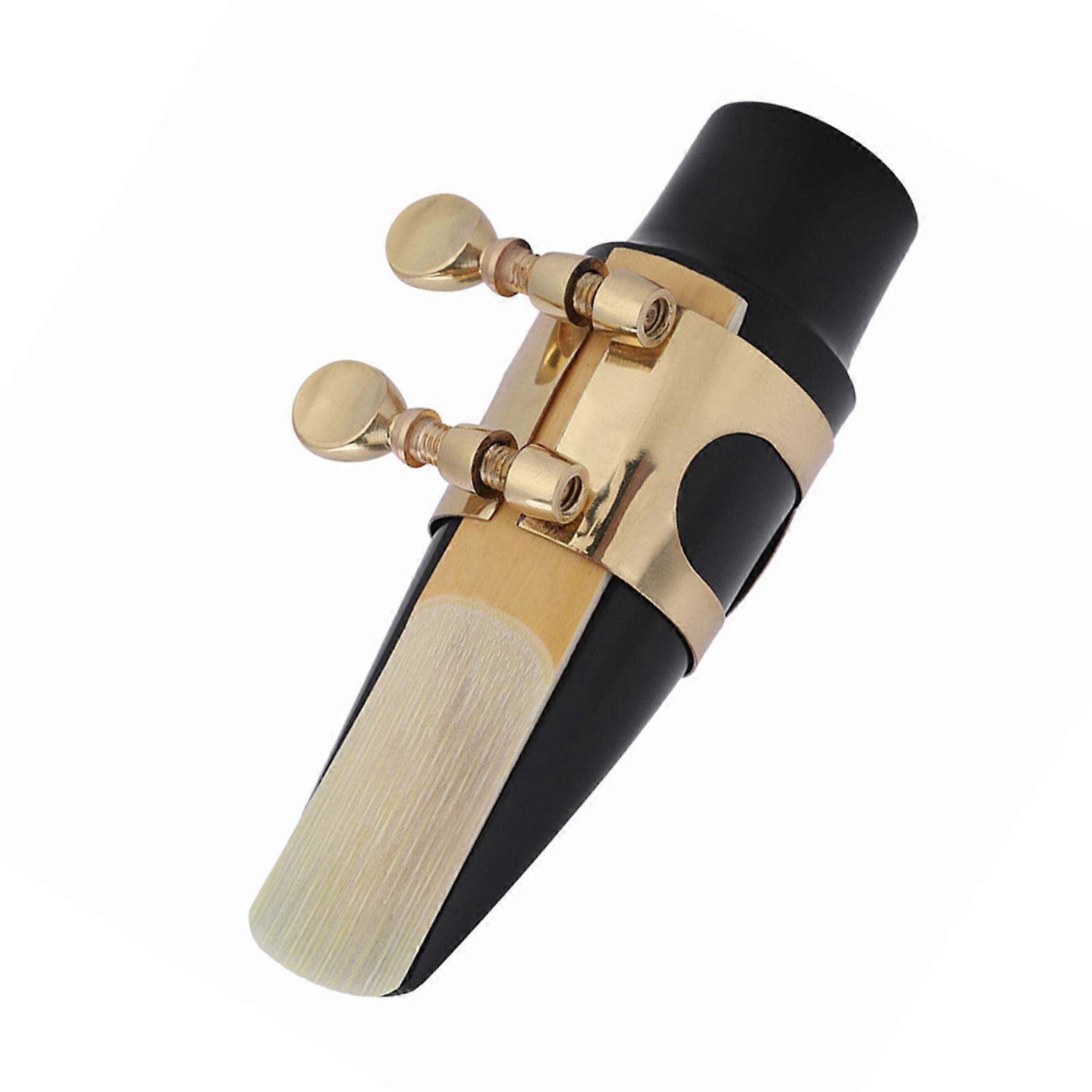 Alto Saxophone ABS Mouthpiece Set with Cap, Reed, Pads, 9cm