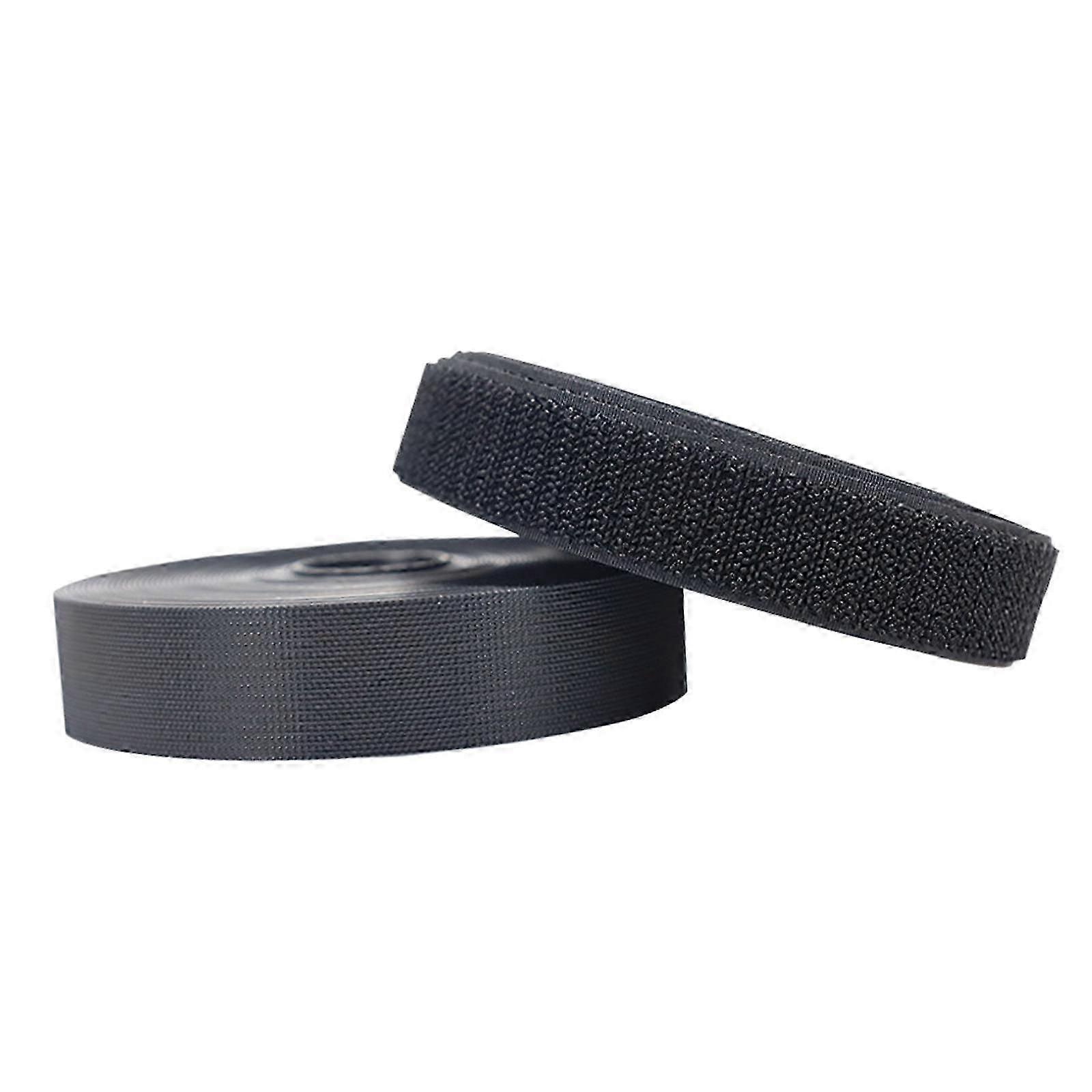 Sew on Hook and Loop Tape 25m Nylon Fabric Fastening Tape for Sewing Projects