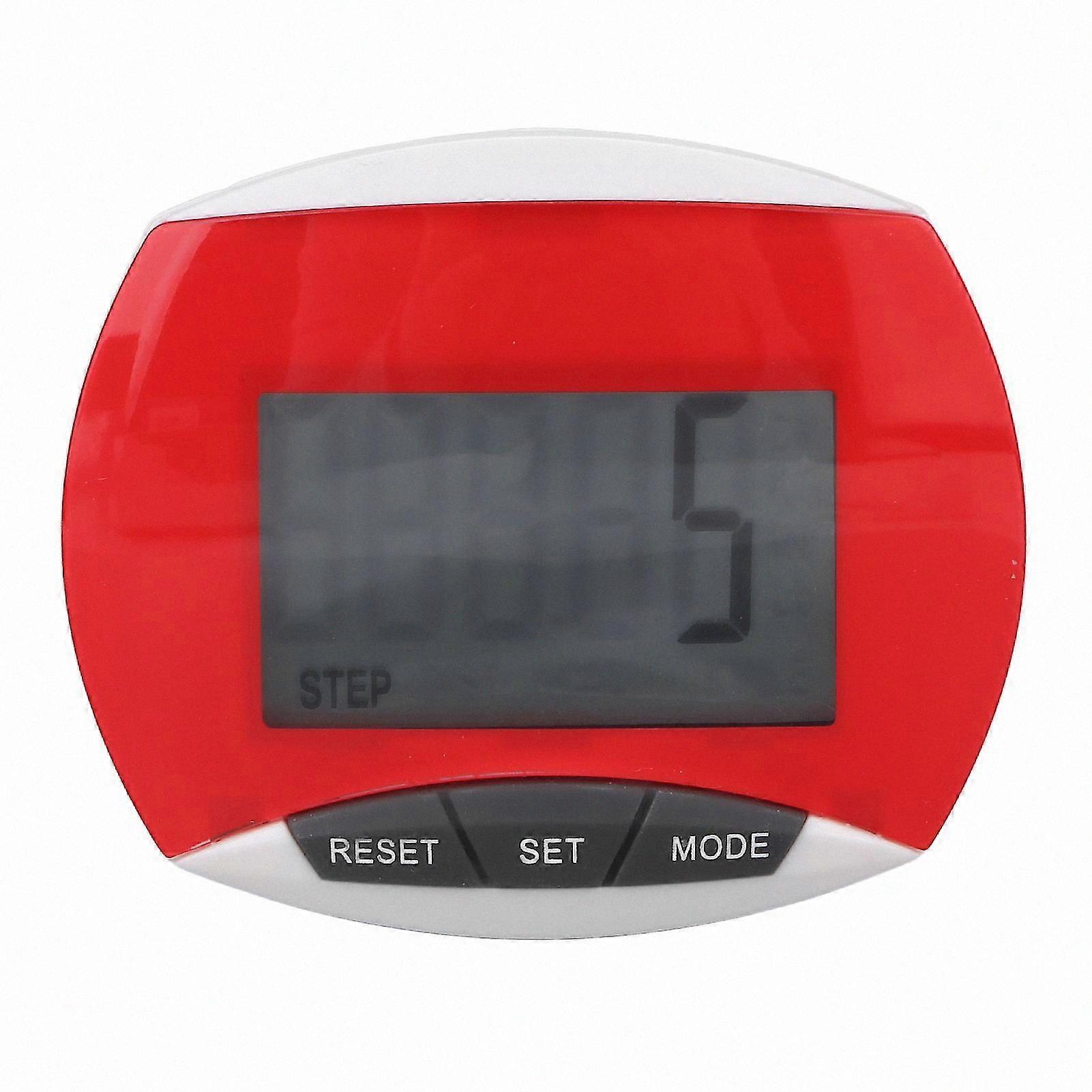 Portable Fitness Tracker with Step Distance Calorie Counter and Clip-On Design for Walking and Exercise