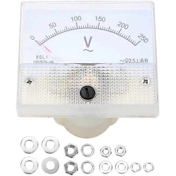 High Precision Pointer Voltmeter 85L1 AC 0-250 V Voltage Measurement Instrument