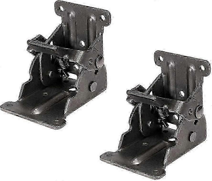 2 Pieces Flap Hardware, Folding Table Flap Fitting, Foldable Support Bracket