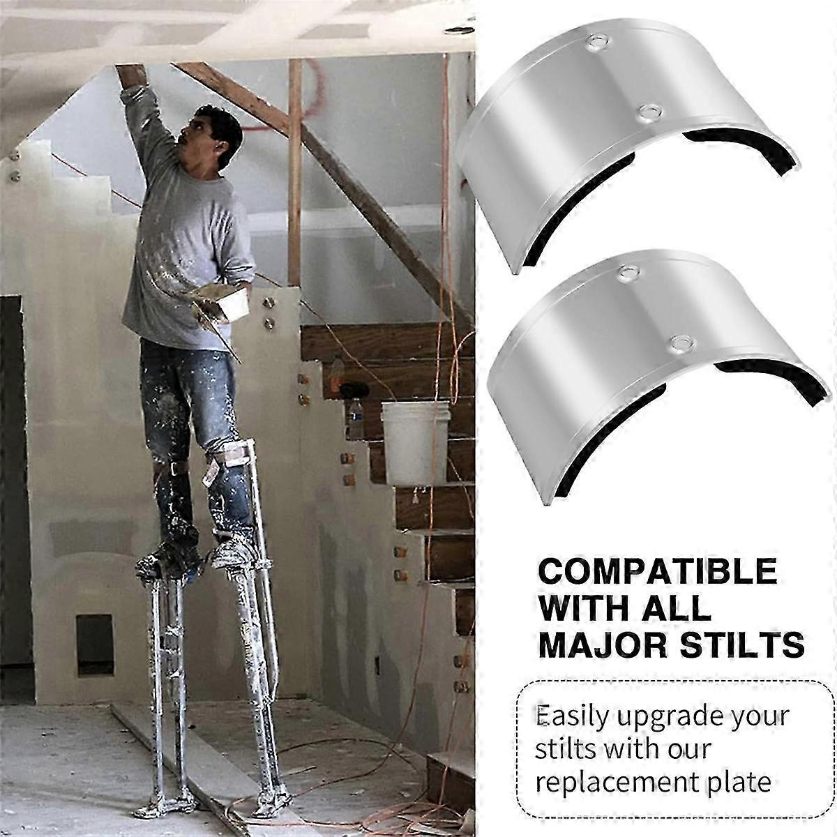 Drywall Stilt Curved Plate,Drywall Stilt Foot Rest Replacement Part