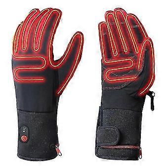 Electric Heated Gloves Heated Ski Gloves Winter Outdoor Motorcycle Heated Warm Gloves For Men And Women
