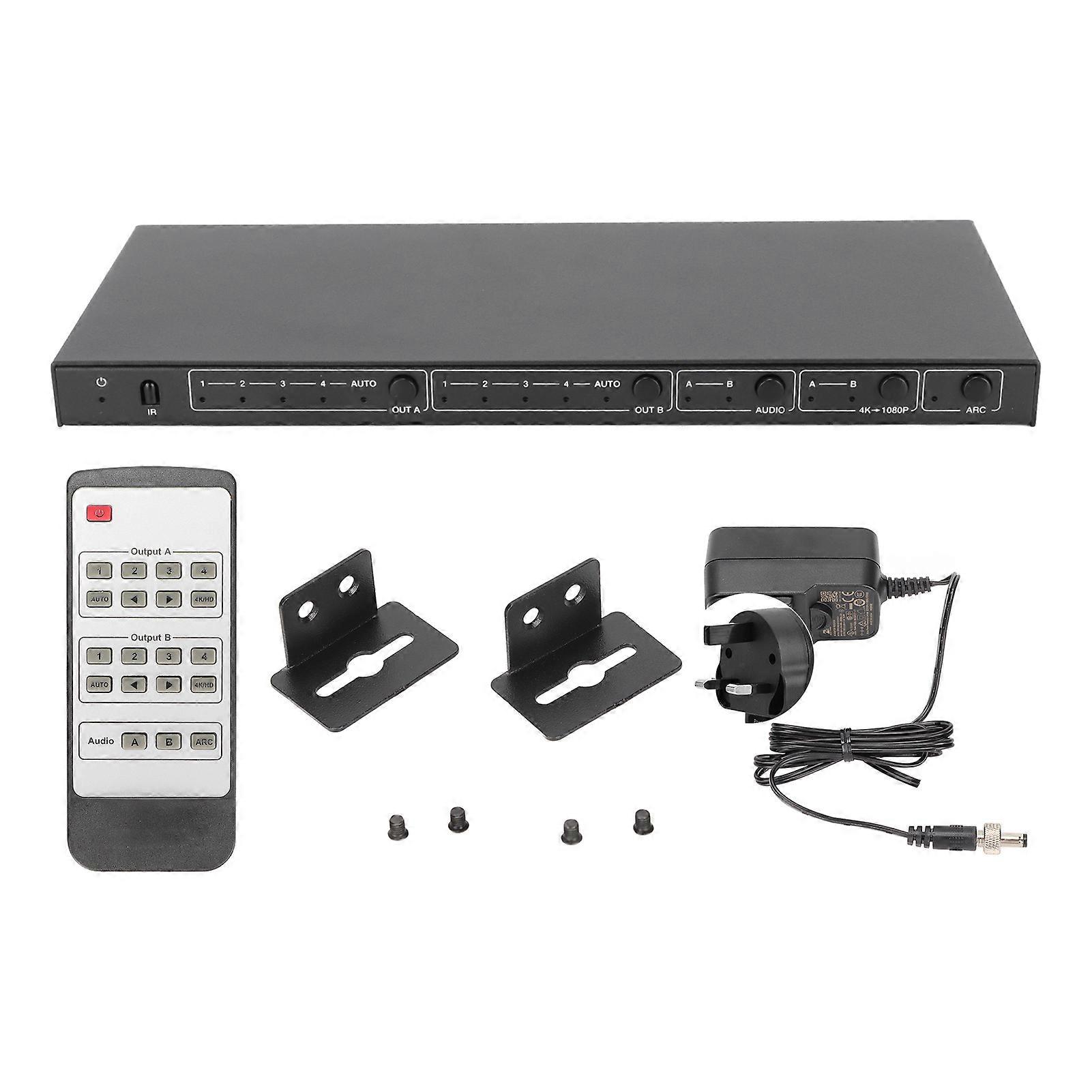 HDCMXB42AC 4K 60Hz HD Multimedia Interface Sound Extractor Splitter for HDCP 2.2/1.4