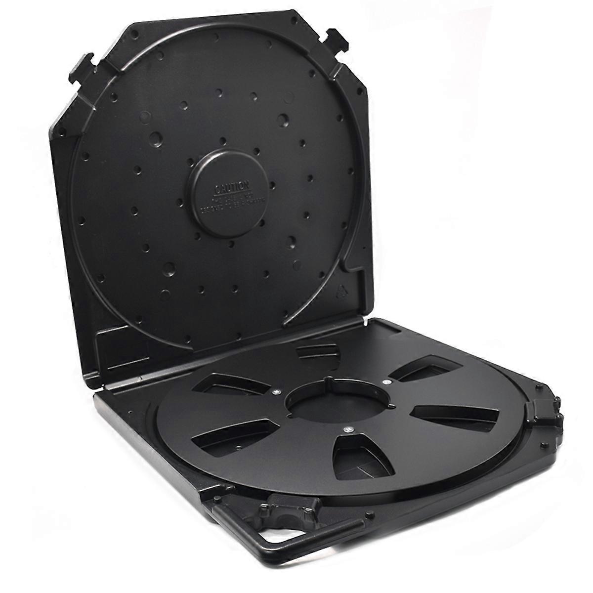 10inch Empty Take Up Reels Storage Box with 6-Hole Empty Takeup Reel Portable Protection Case for 10