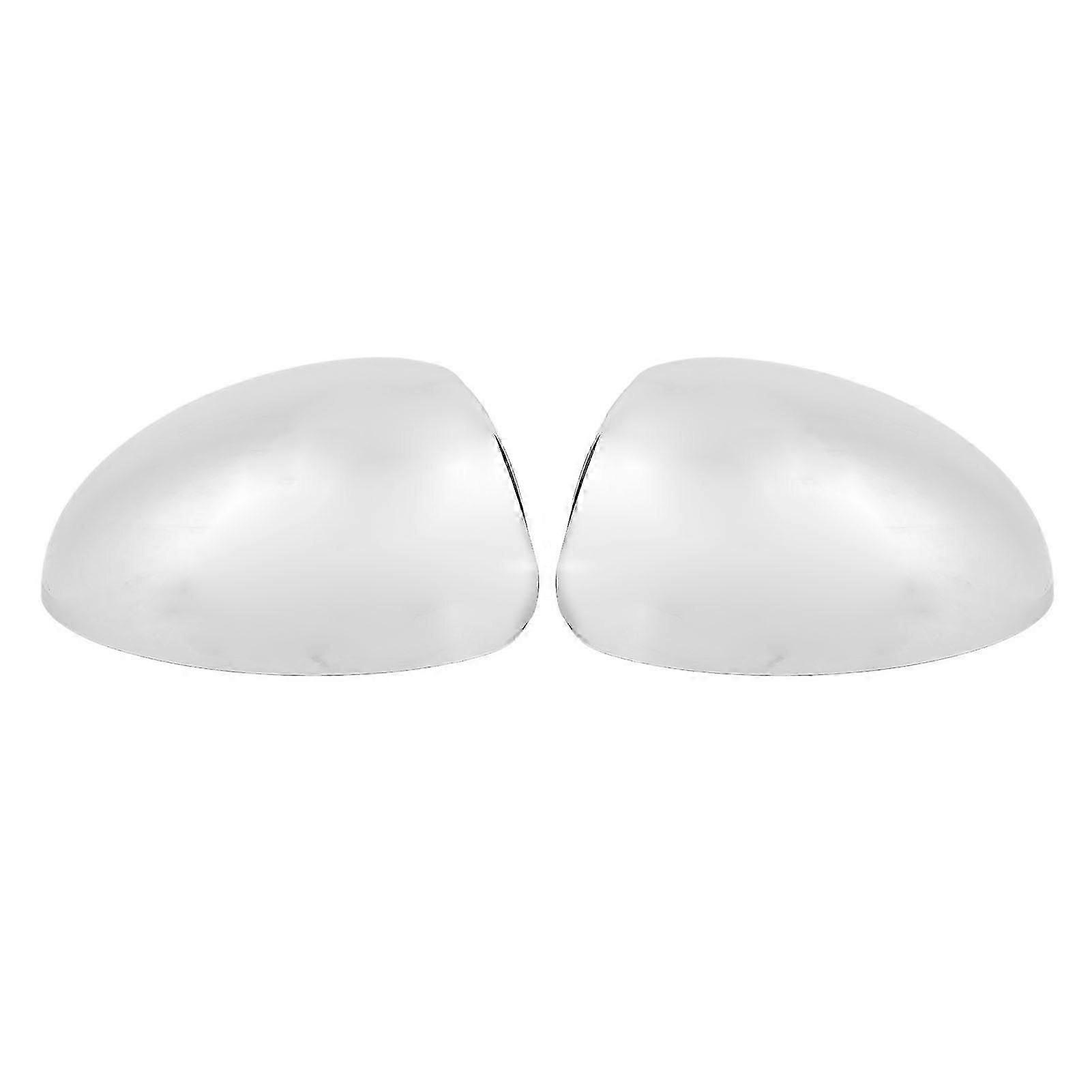 1 Pair Rearview Mirror Caps 489120060 Chrome Left Right Car Door Wing Mirror Cover Suitable for R50 R53 R52