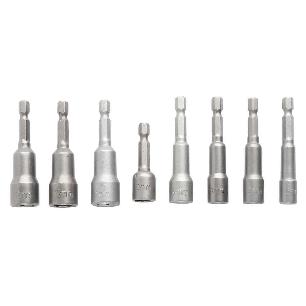 Drill Bit Holder for Drill Bit Use 8Pcs Sockets with Vanadium Bitholder Set