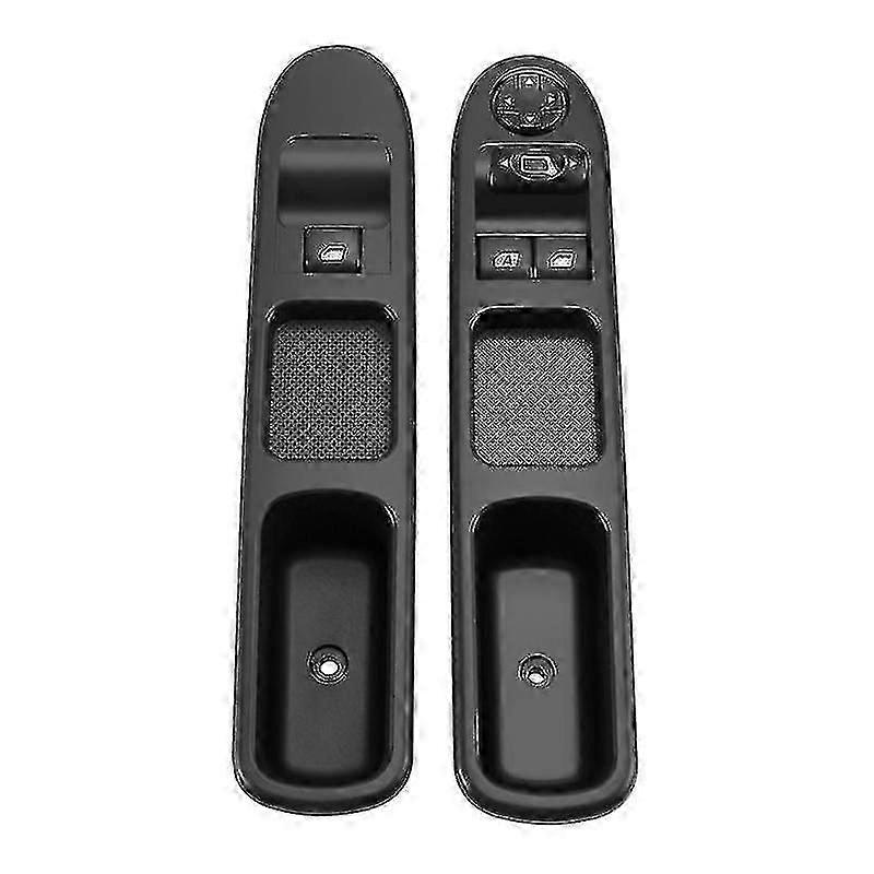 2pcs Driver Side + Passenger Side Electric Power Window Control Switch For Peugeot 207 2007-2015 65