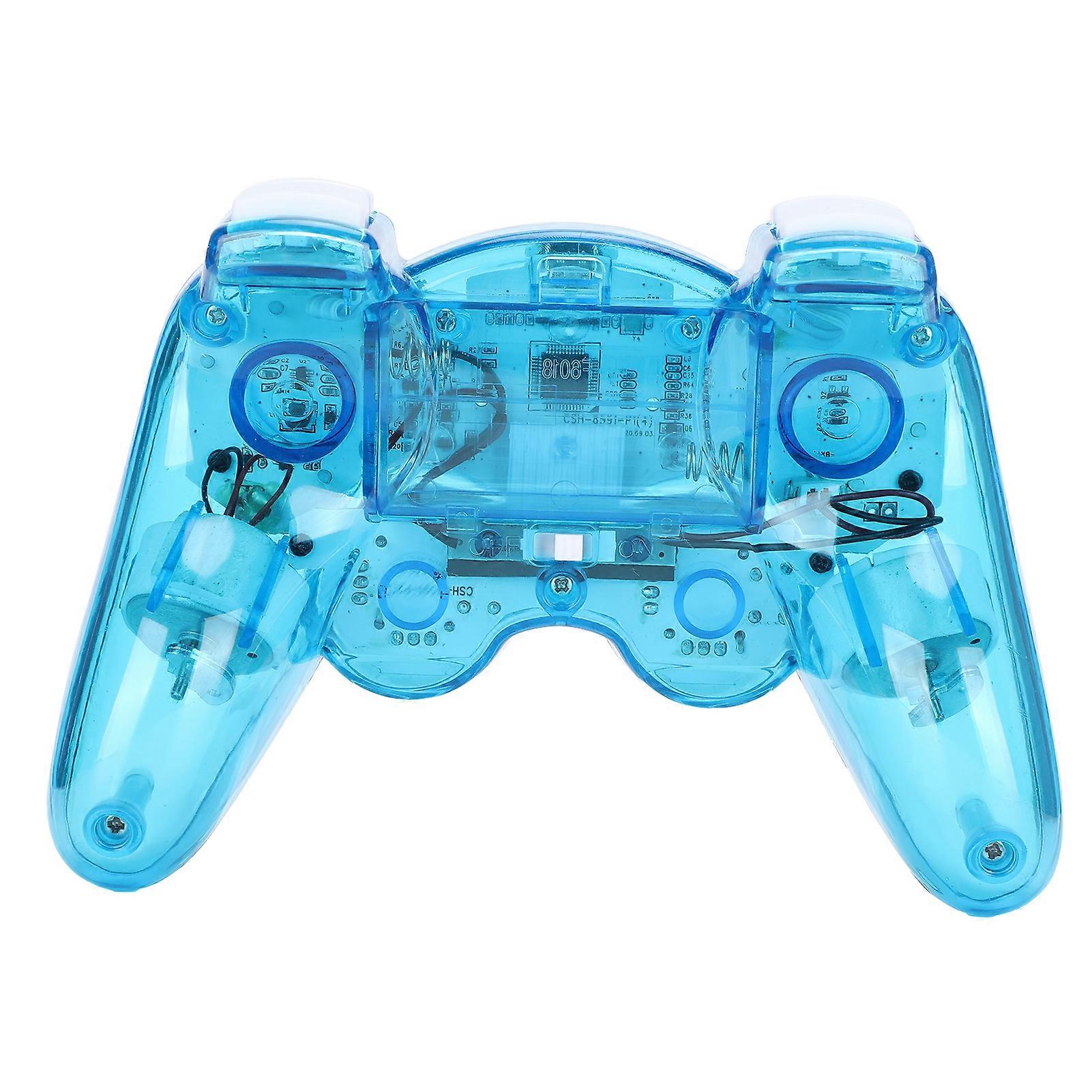 Wireless Game Handle Protective Shell ABS Transparent Blue Gamepad