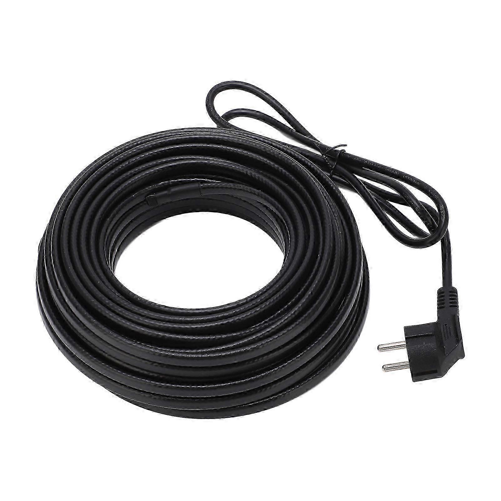 Electric Heating Cable with Explosion Proof Plug Self Regulating Heat Cable for Water Pipe 20 Meters EU Plug 220V