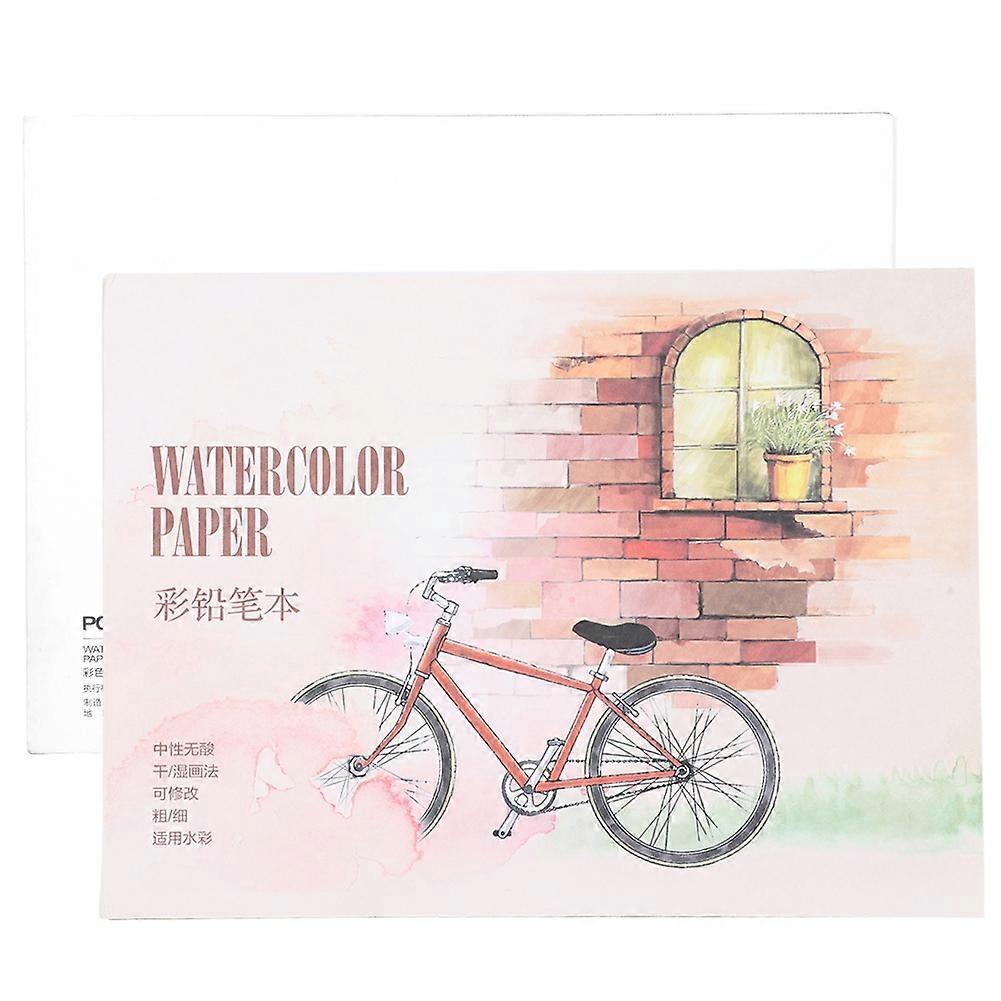 2 Books Watercolor Paper Notebook 8.3 x 6.1in, 12 Pages Each