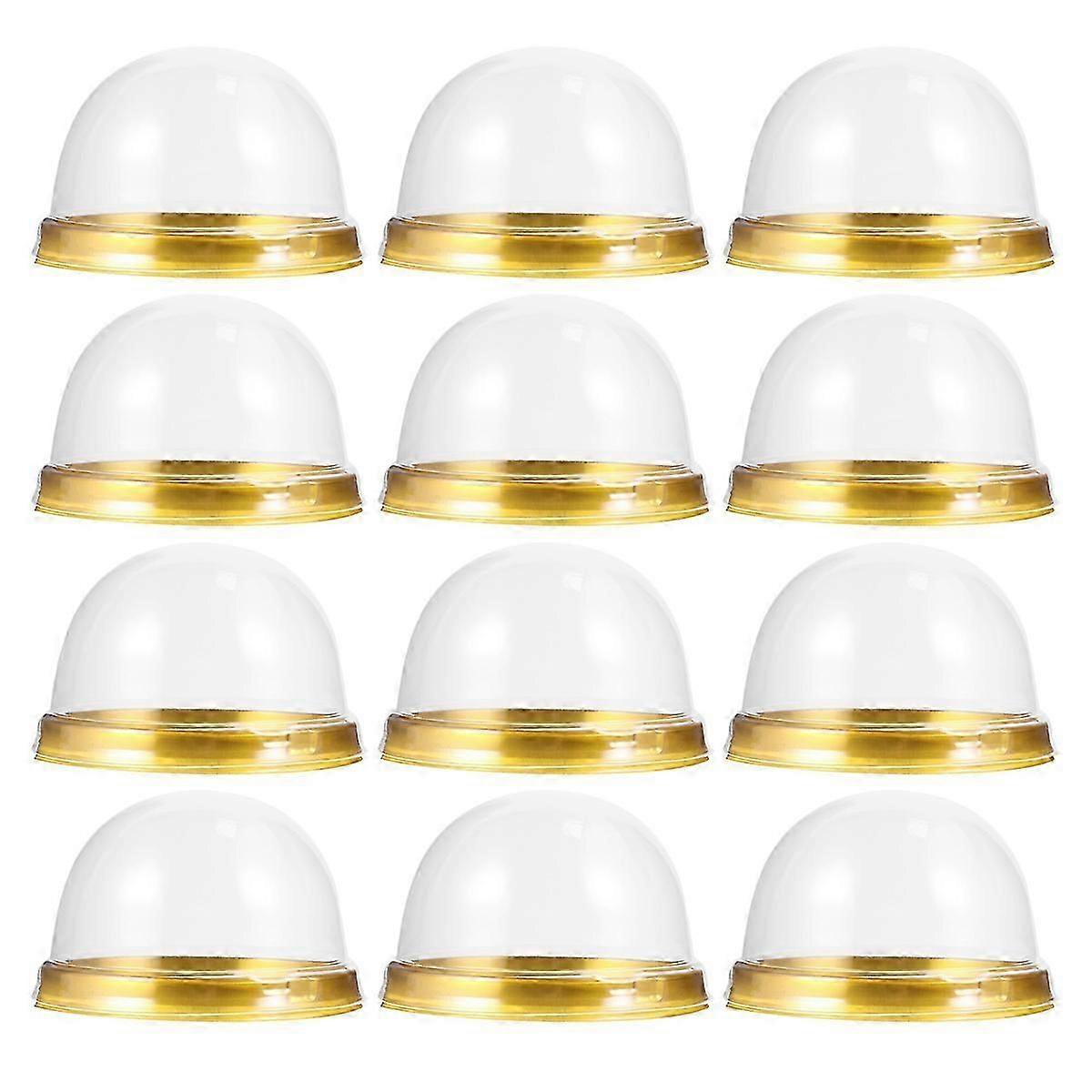 100 Pcs Kraft Boxes Clear Muffin Box Cupcake Boxes Cookie Container Macaron Container Mooncake Container