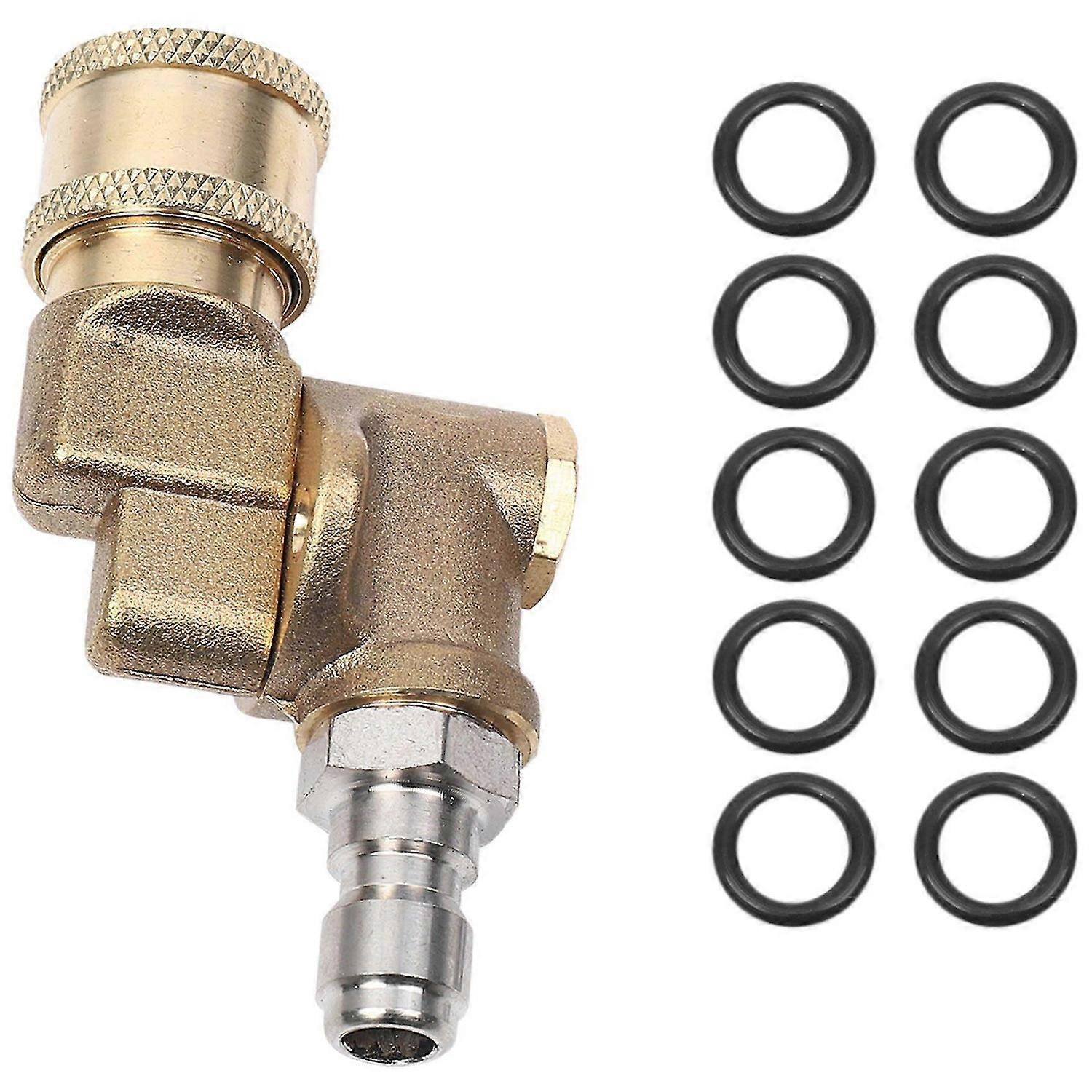 Quick Pivoting Coupler 180 Degree for Pressure Washer Nozzle