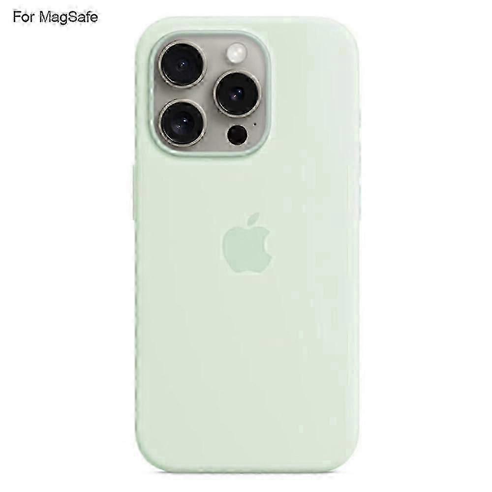 For iPhone 15 Pro Case with MagSafe - Liquid Silicone Protective Cover