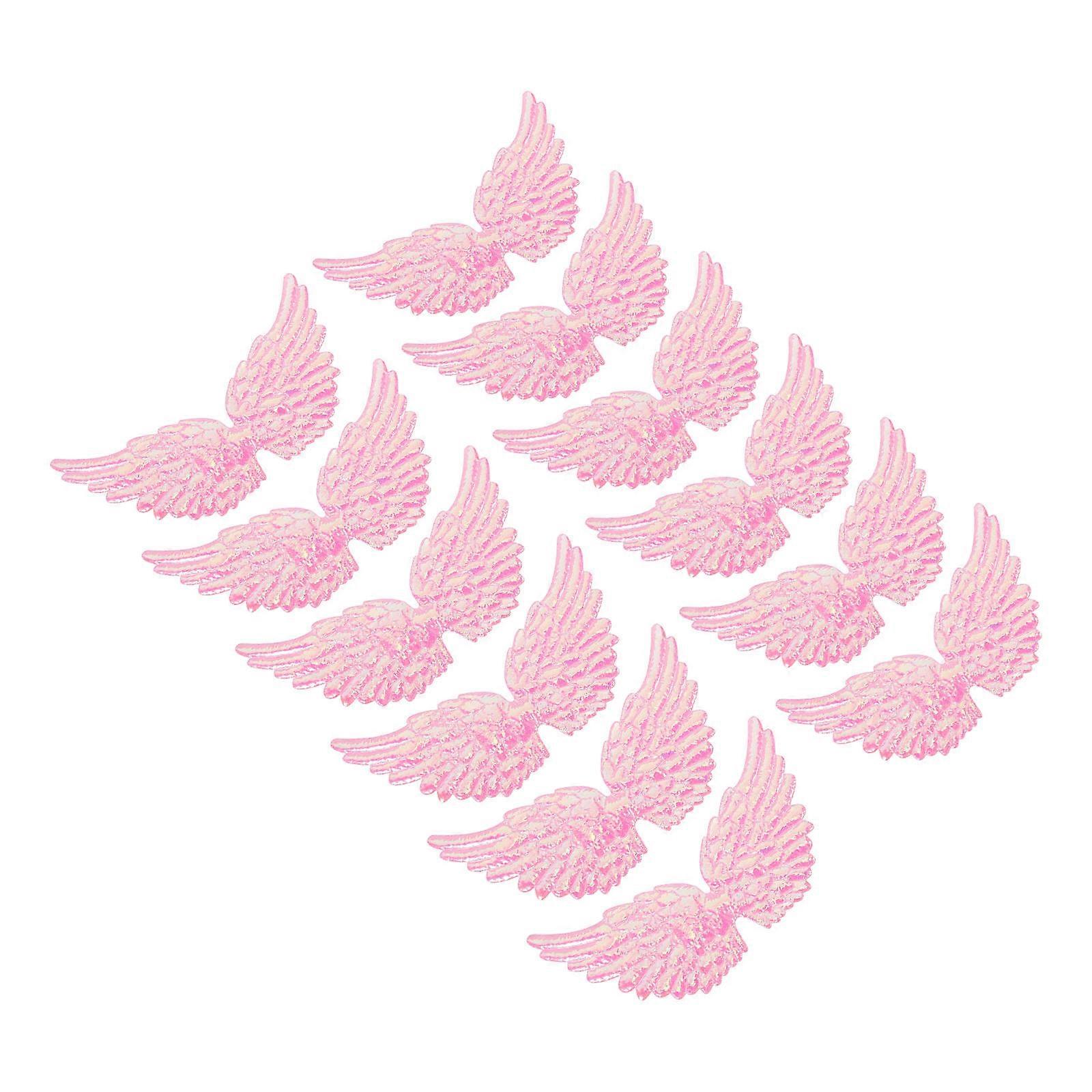 Crafts Decorative Wing Pink Small Angel Wings for DIY 12Pcs