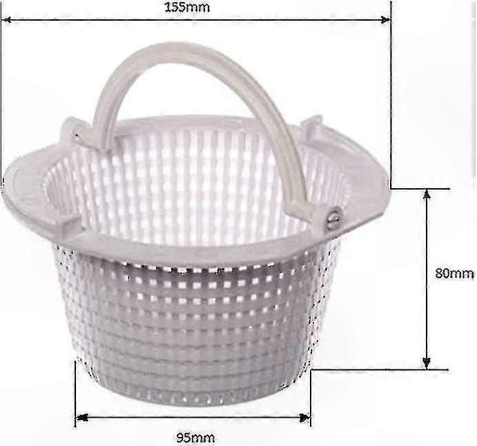 Replacement Filter Basket for In-Ground Pool Skimmers, Durable Strainer for Pool Maintenance