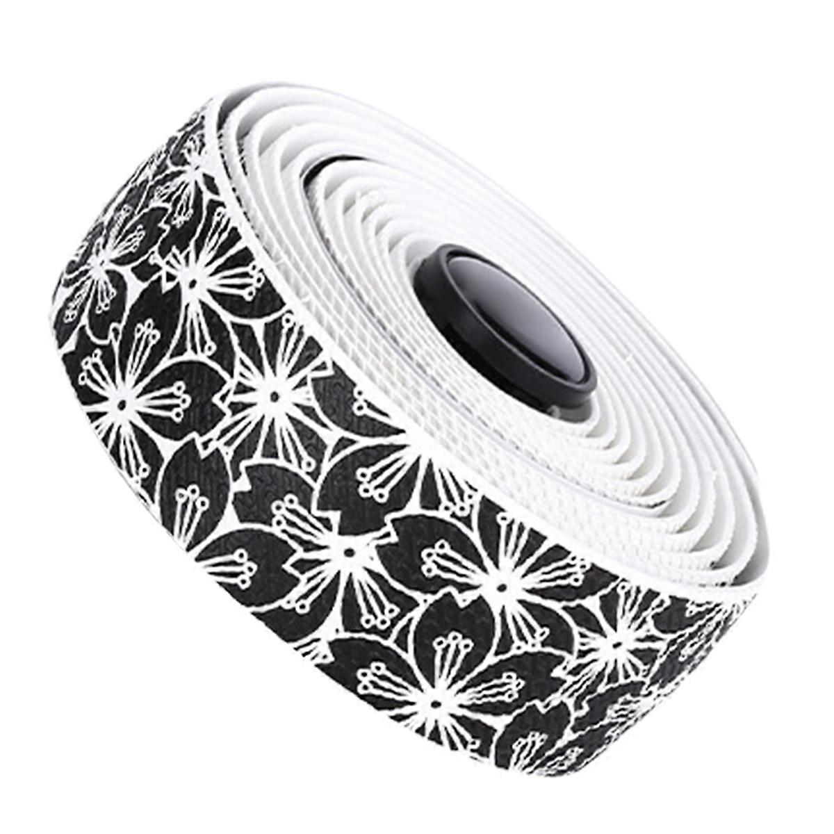 Bicycle Handlebar Tape Road Bike Handlebar Tape Shockproof WhiteBlack