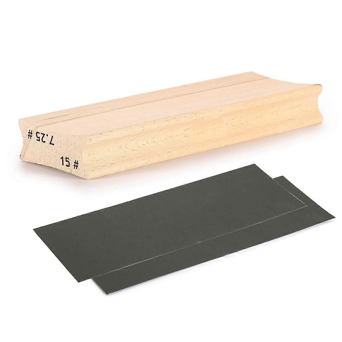 7.25 &15 Dual-purpose guitar fretboard radius sanding block