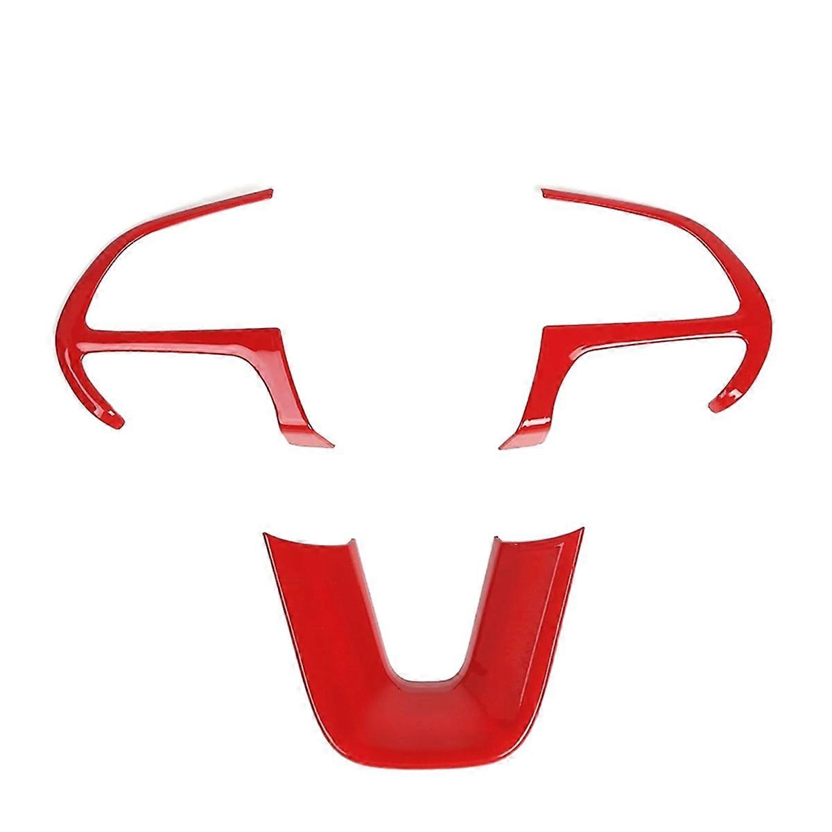 Red Steering Wheel Cover Trim for Charger 