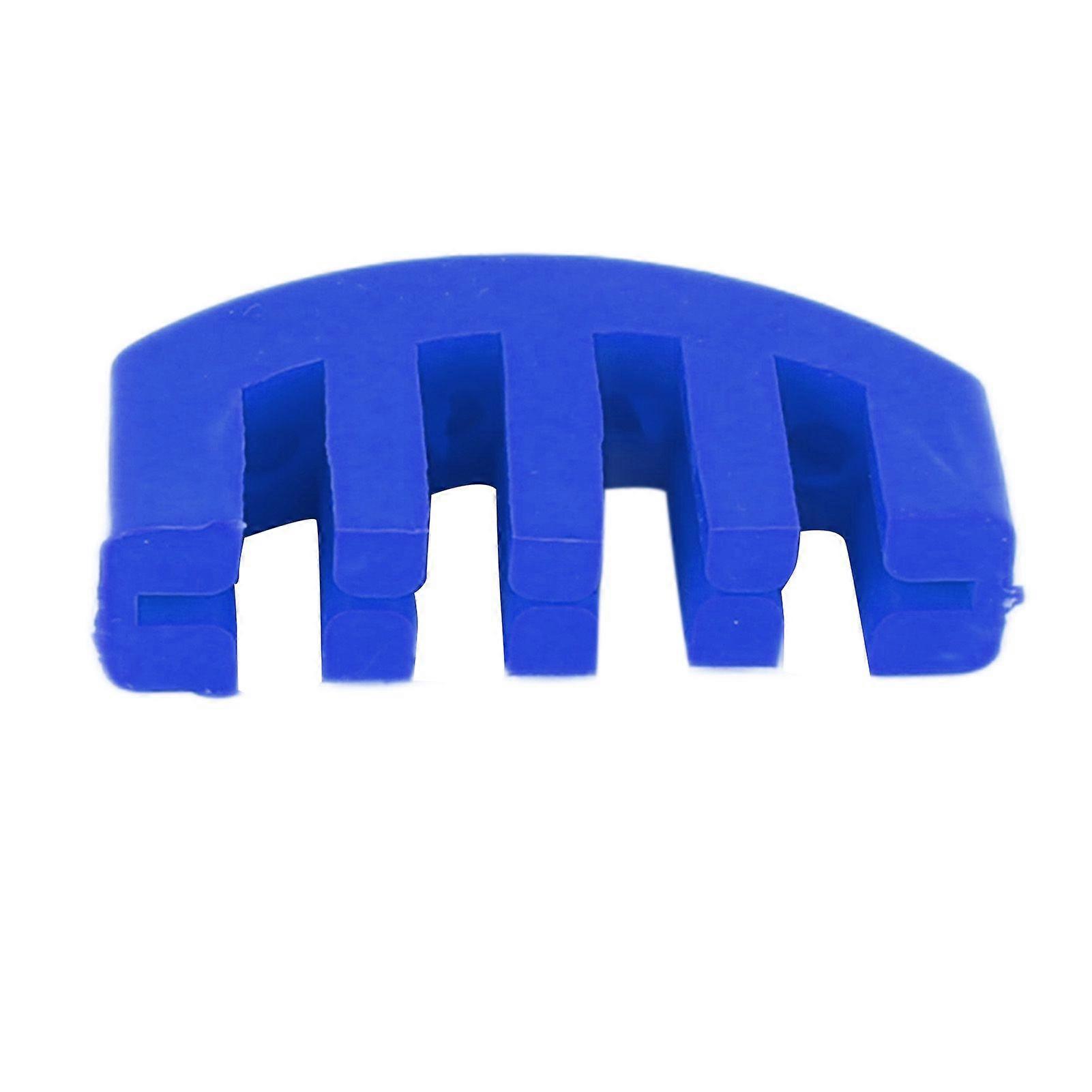 Violin Practice Mute Rubber Compact Musical Instruments Accessory for 4/4 3/4 1/2 1/4 Violin Sound Suppression Blue