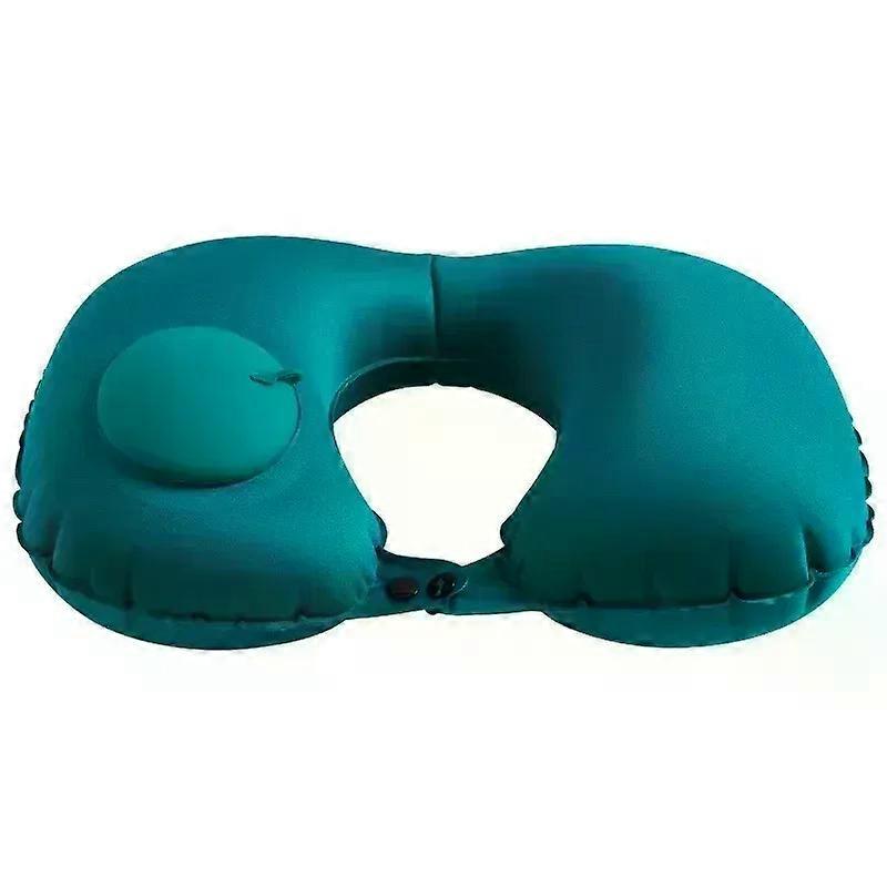 1pc Travel Pillows Airplanes Inflatable Super Light Portable Neck Pillow U-Shape Automatic Inflatable Cervical Vertebr Pillow