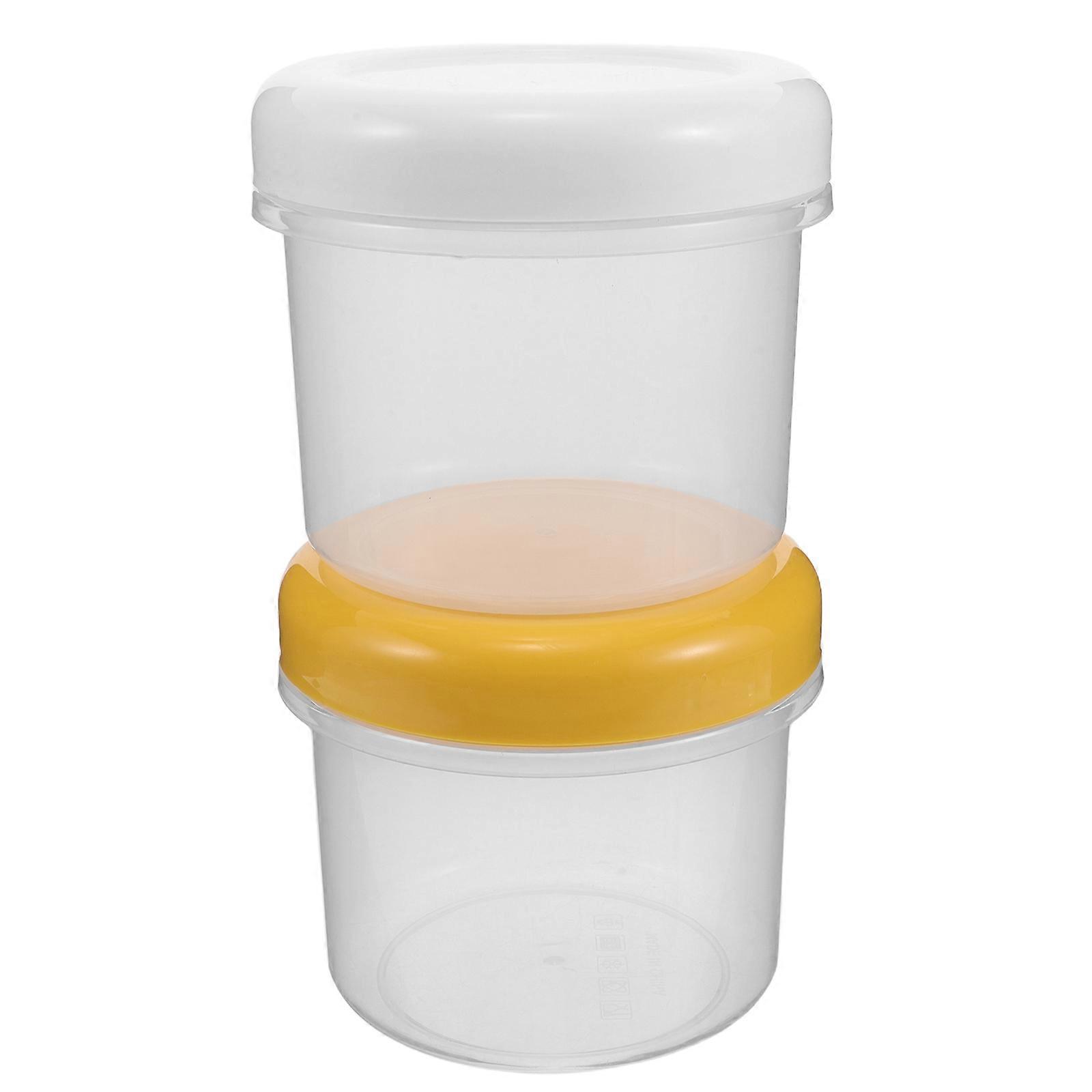 Mini Spices Container Condiment Box for Food Storage 6Pcs Transparent Cups