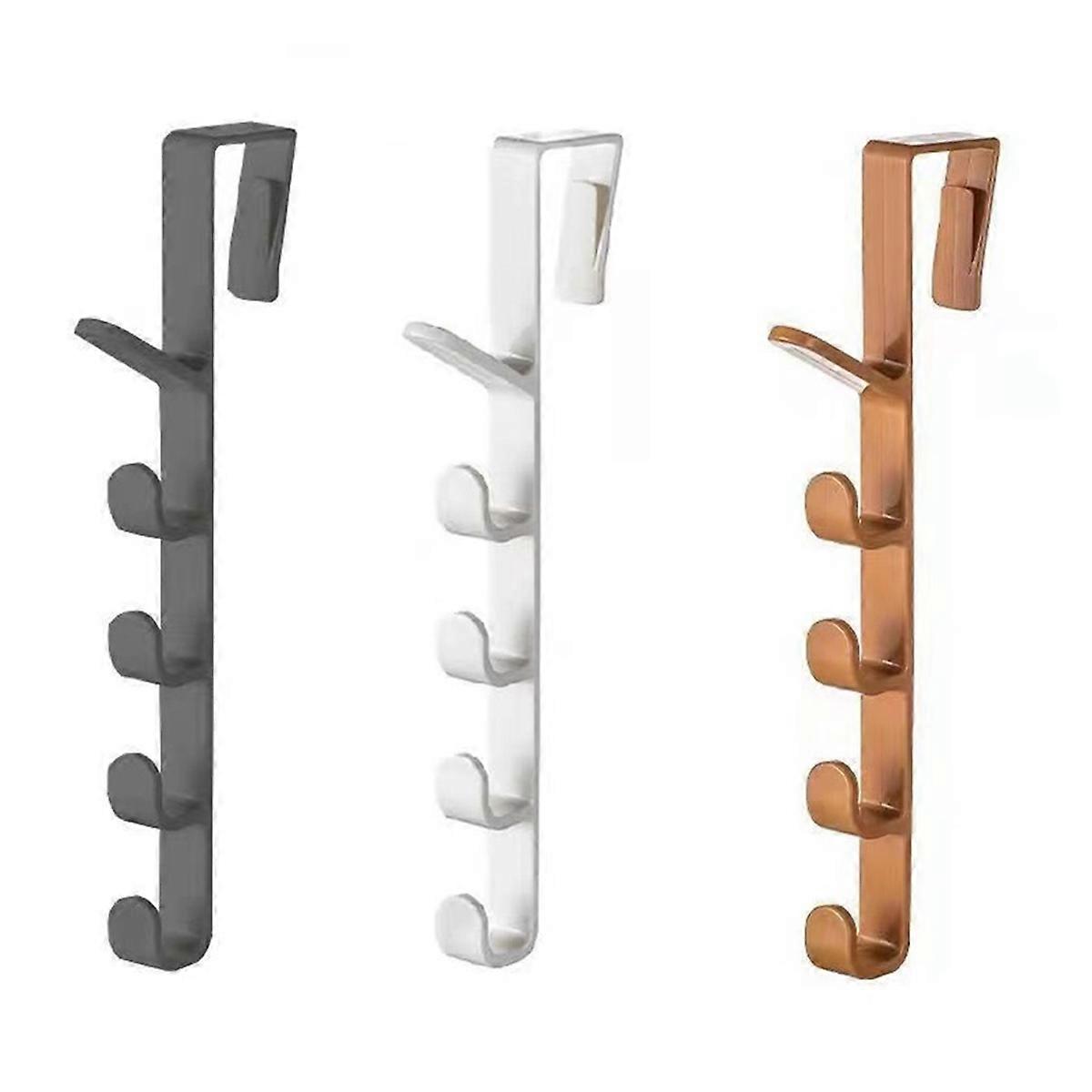 24PCS Multifunctional Fivesegment Hook Portable Coat Hat Hook