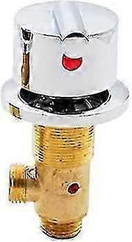 Bath mixer tap with hot cold water and solid brass construction