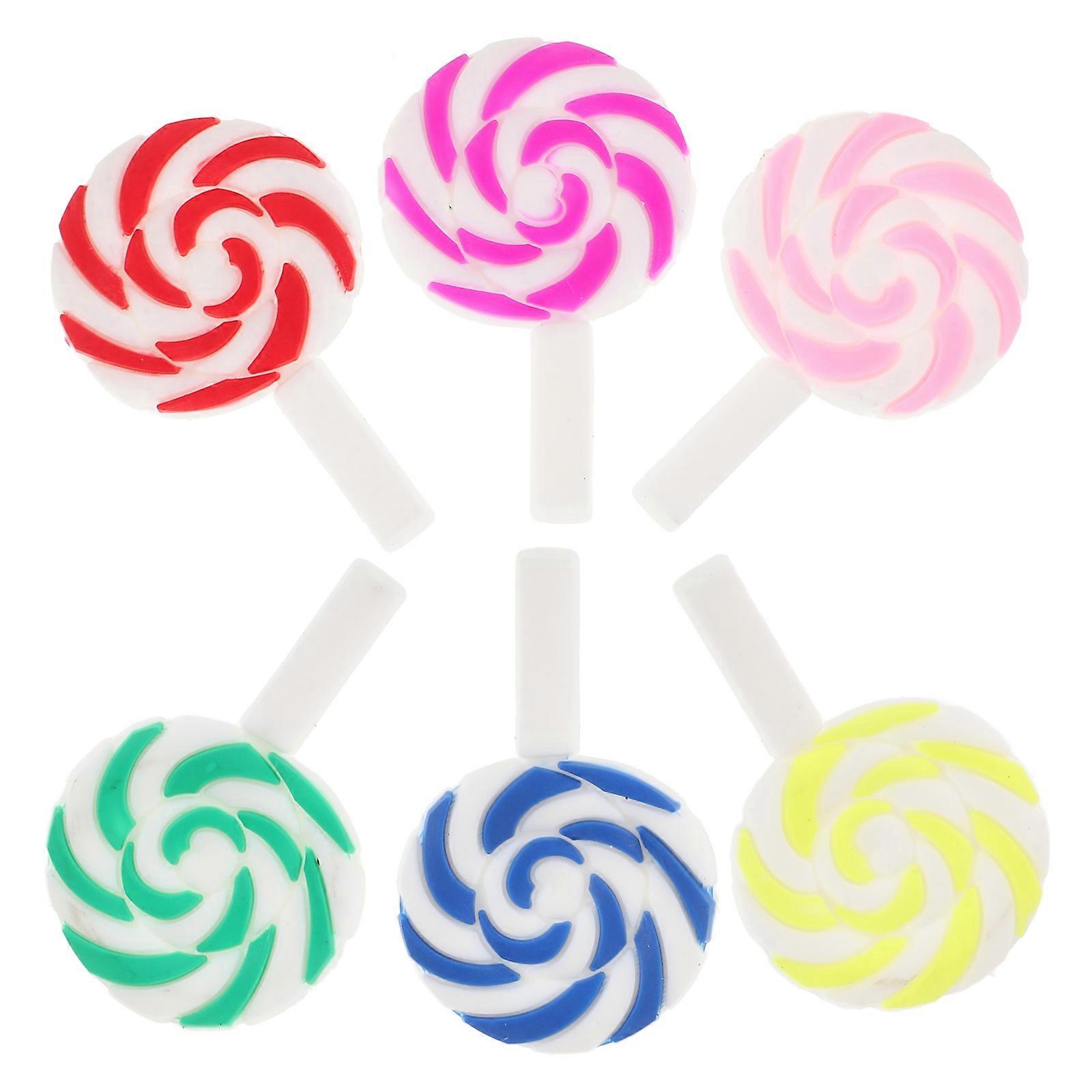 Lollipops Clay Lollipop for Decorating 72Pcs Colorful DIY Craft Pieces