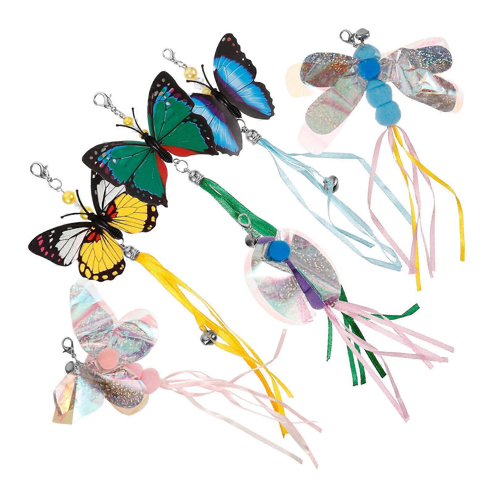 Cat Toy Attachment Cat Wand Replacement for Fun 12Pcs Assorted Color