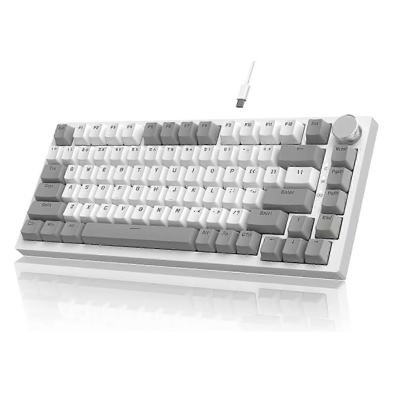 2025 Ajazz AK820 Hot Swappable Wired Mechanical Keyboard With Light
