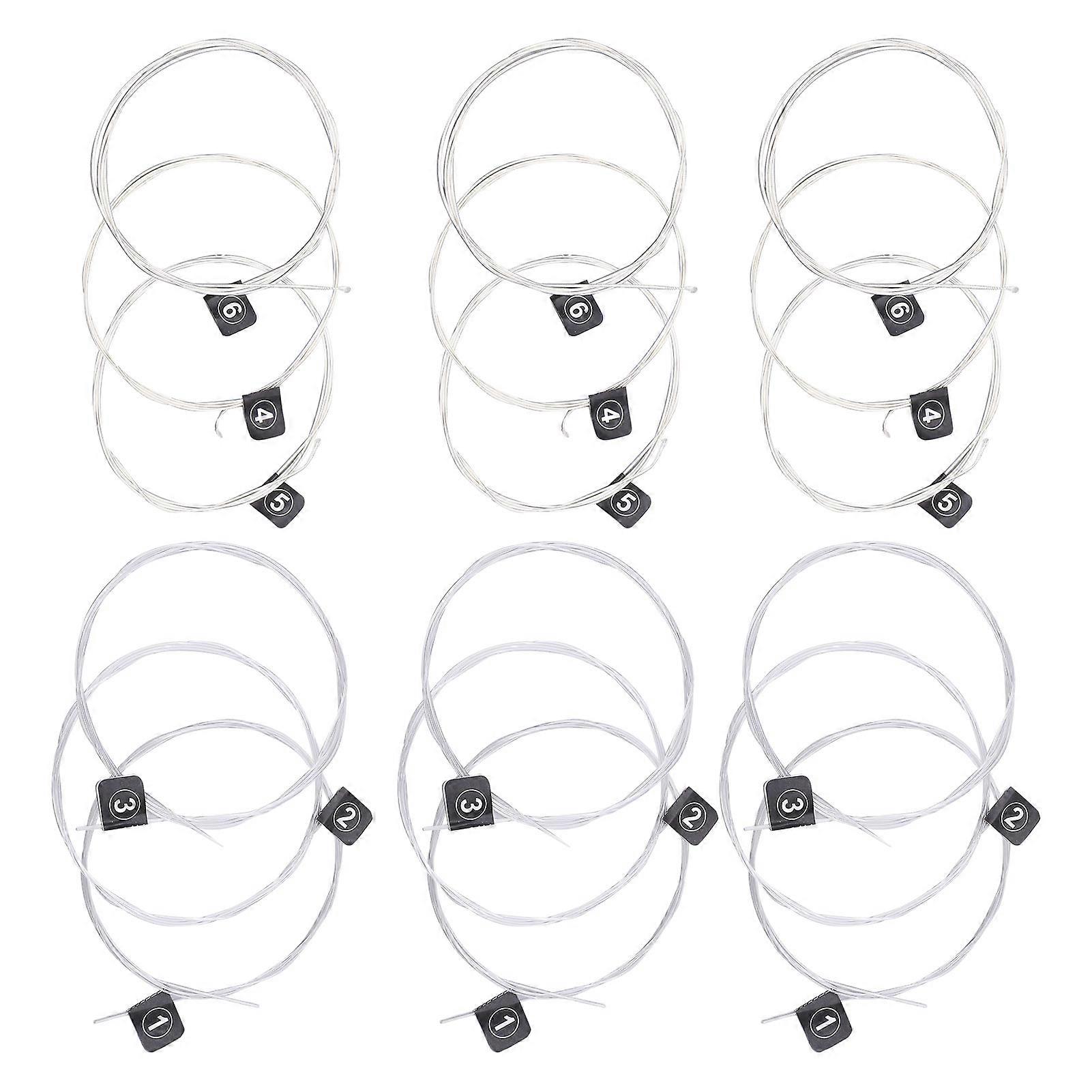 3 Sets NX35 Classical Guitar Strings Nylon Silver Plated Stable Pitch