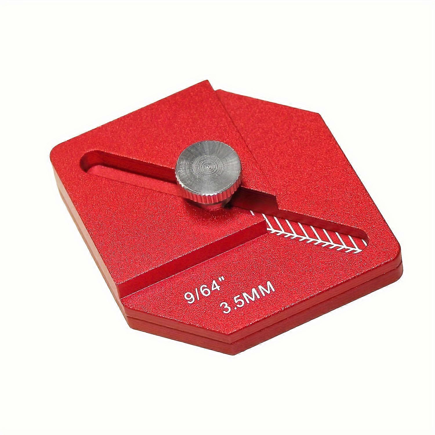 ?1pc Aluminum Alloy Tool - 9/64'' High-Precision Measuring & Marking