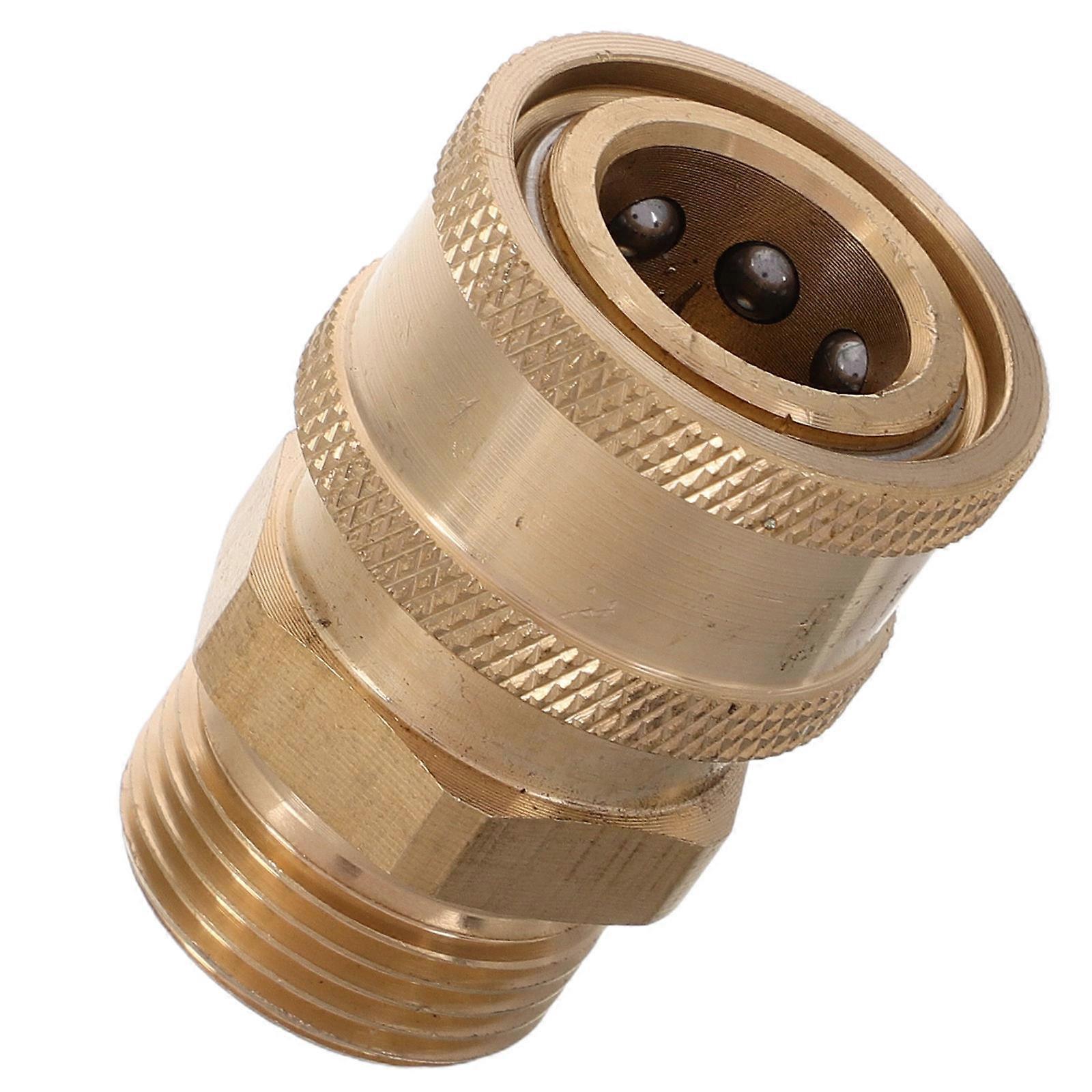 Power Washer Adapter Metal Pressure Washer Hose Converter Part Quick Connection 1Pack